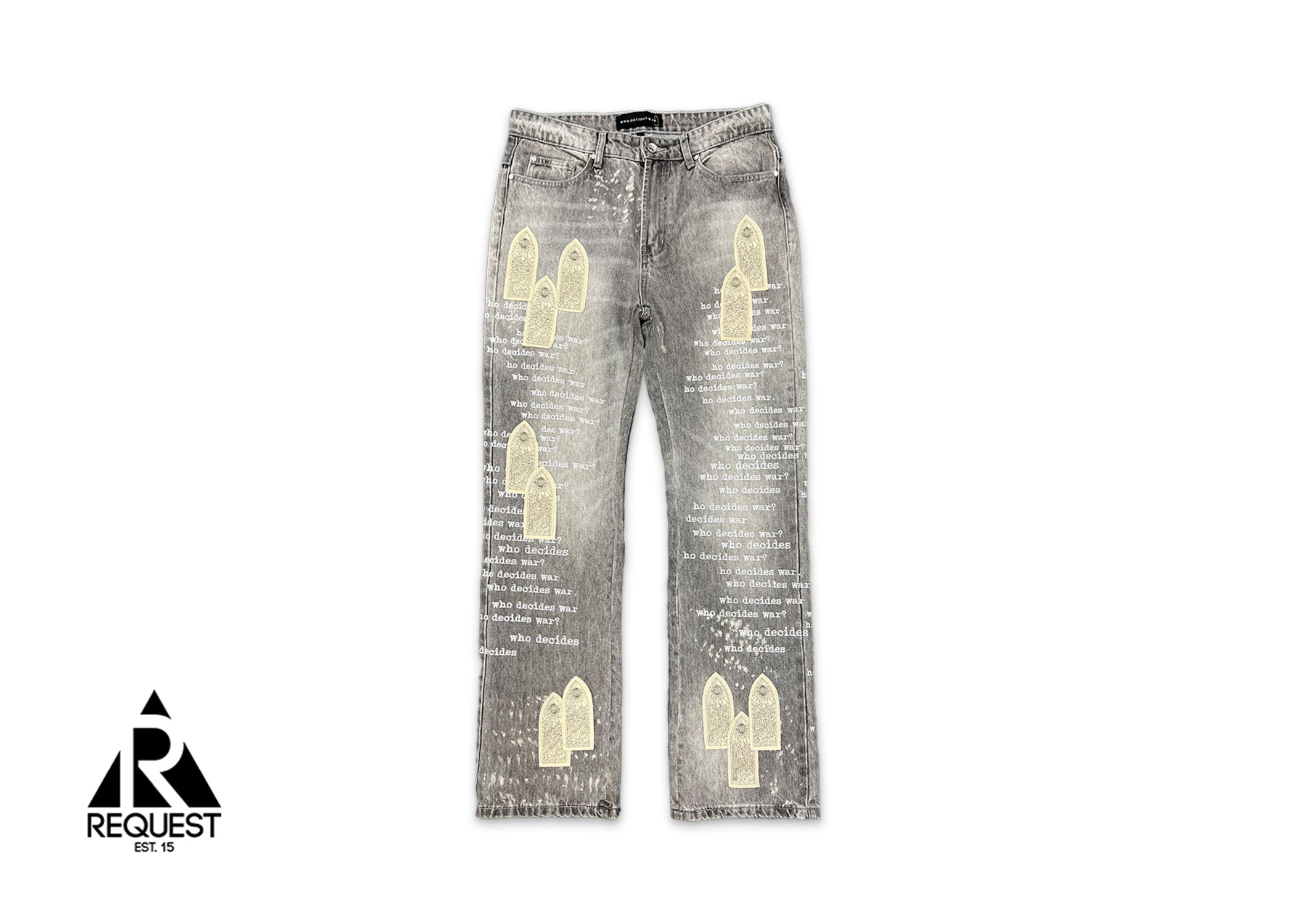 Who Decides War, Scripture Denim "Grey"
