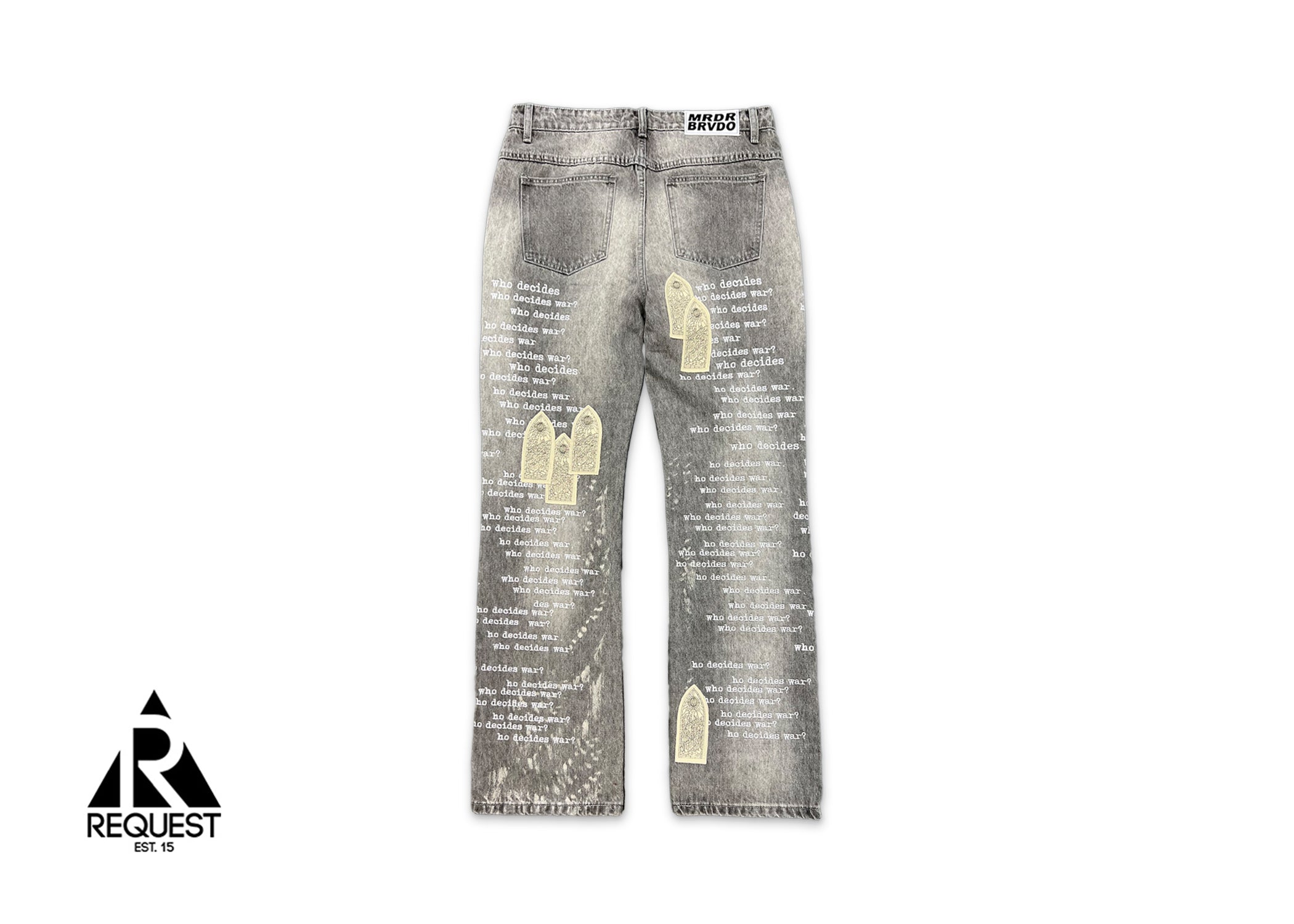 Who Decides War, Scripture Denim "Grey"