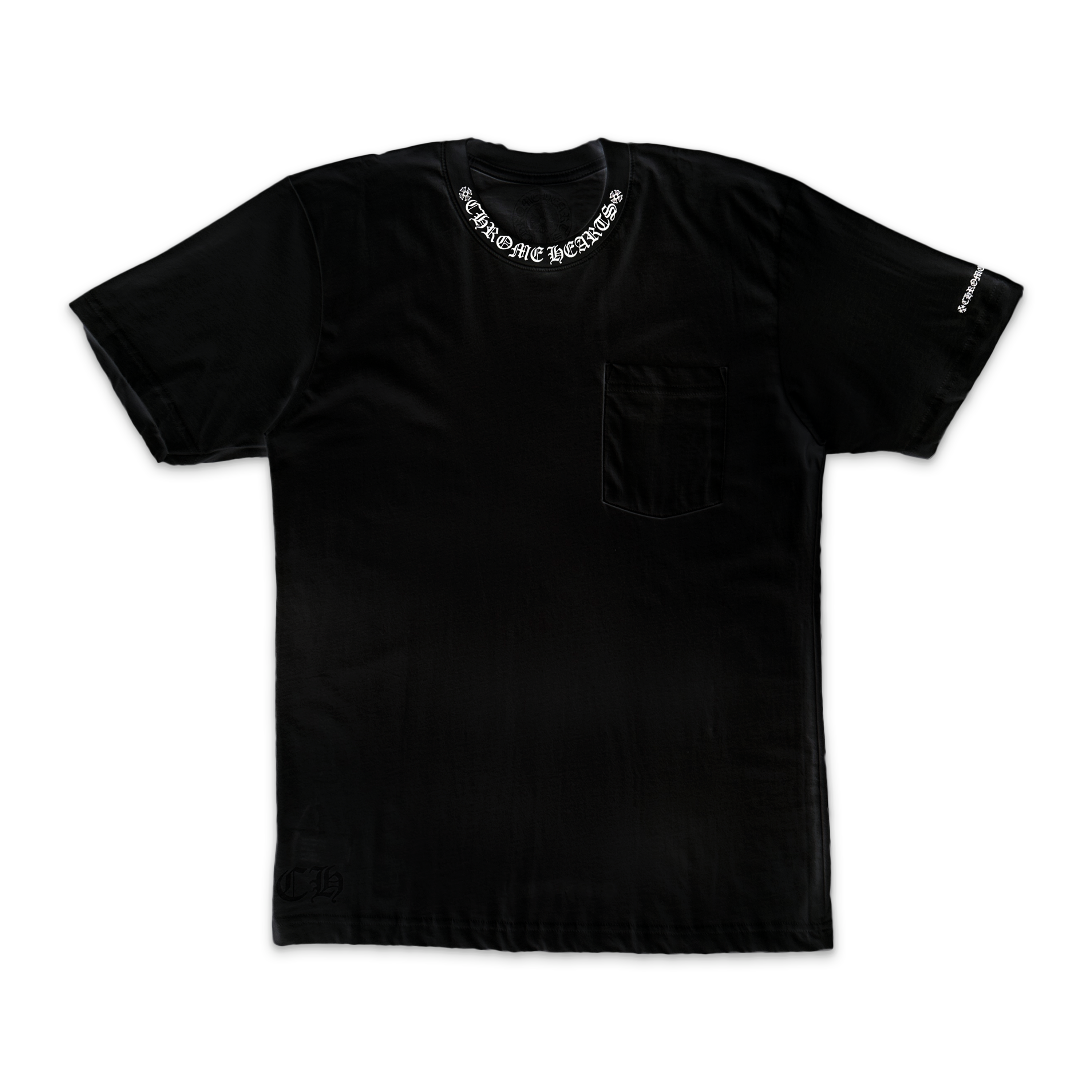 Chrome Hearts, Neck Logo Pocket Tee "Black"