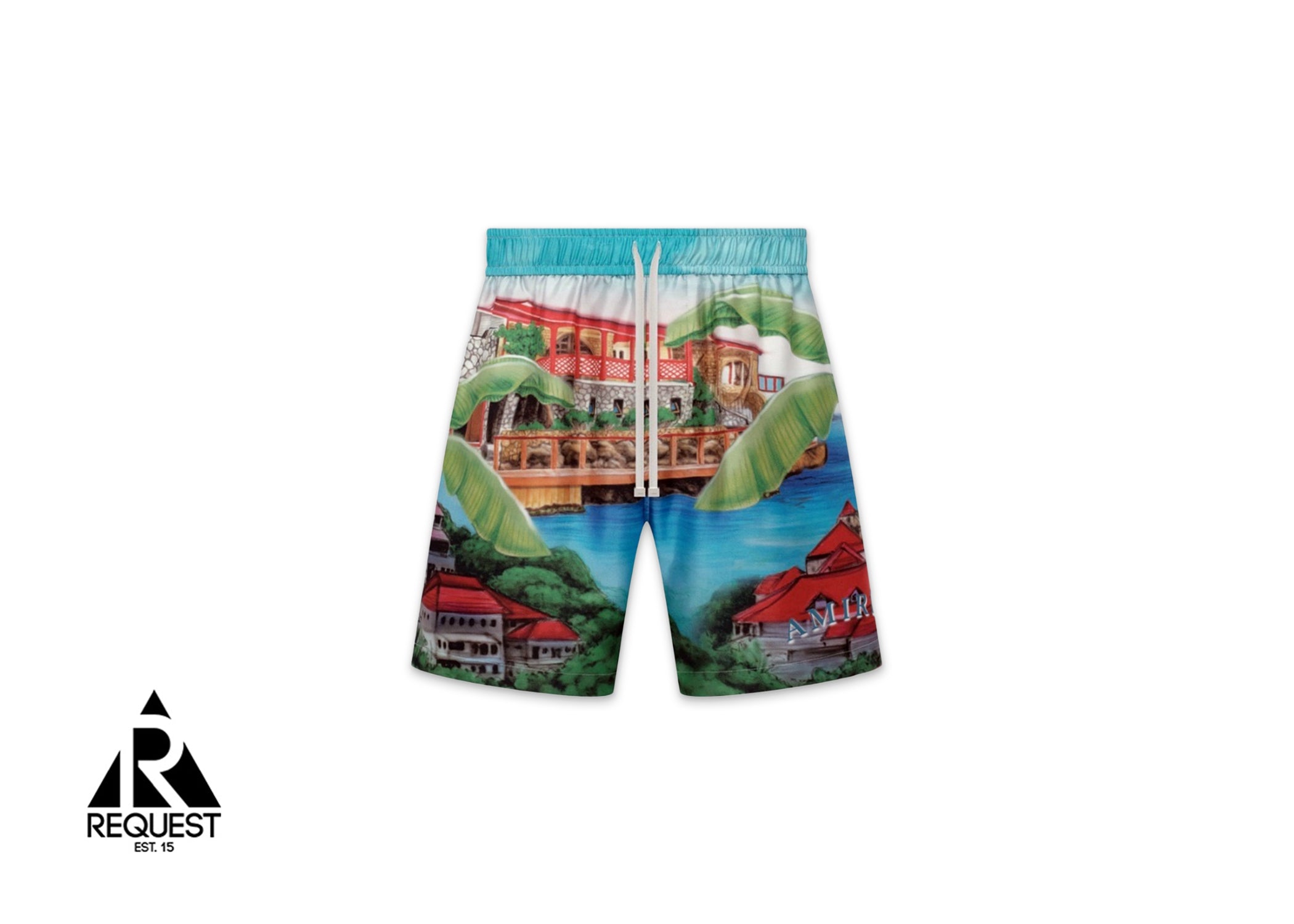 Amiri Eden Rock Silk Shorts "Multicolor"