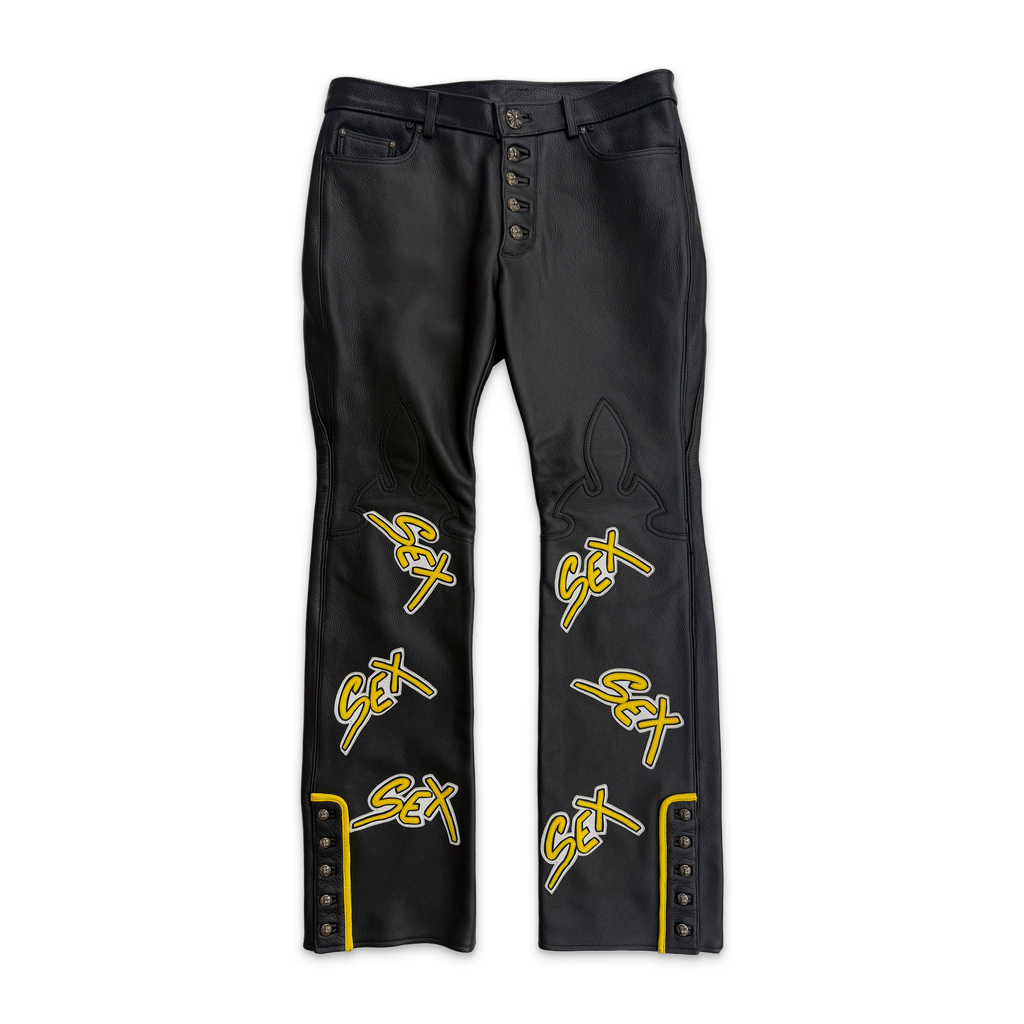 1/1 Le Fleur Leather Sex Records Pants 1/1 Le Fleur Leather Sex Records Pants
