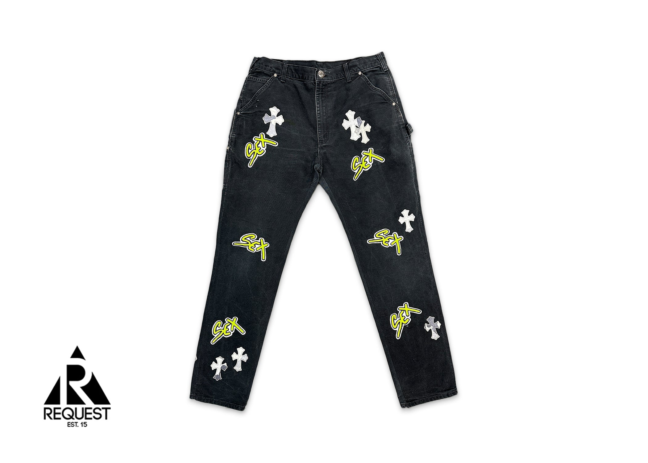 Chrome Hearts Sex Records Carpenter Pants "Black"
