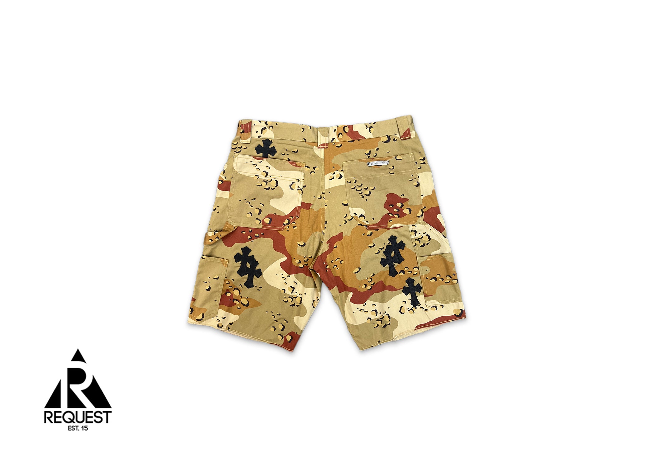 Chrome Hearts Matty Boy Camo Shorts "Sex Records"
