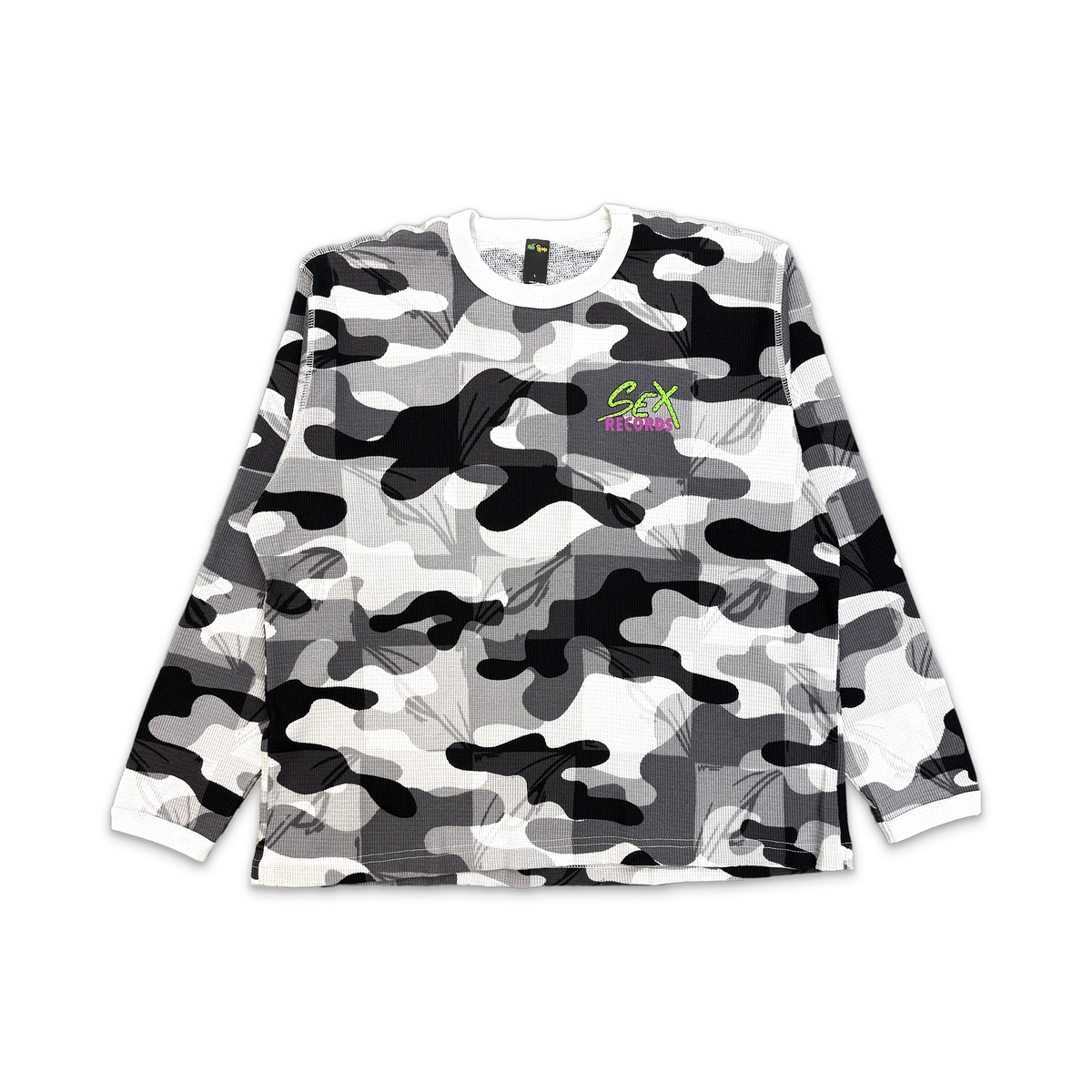 Matty Boy Sex Records Thermal L/S Tee “Snow Camo"