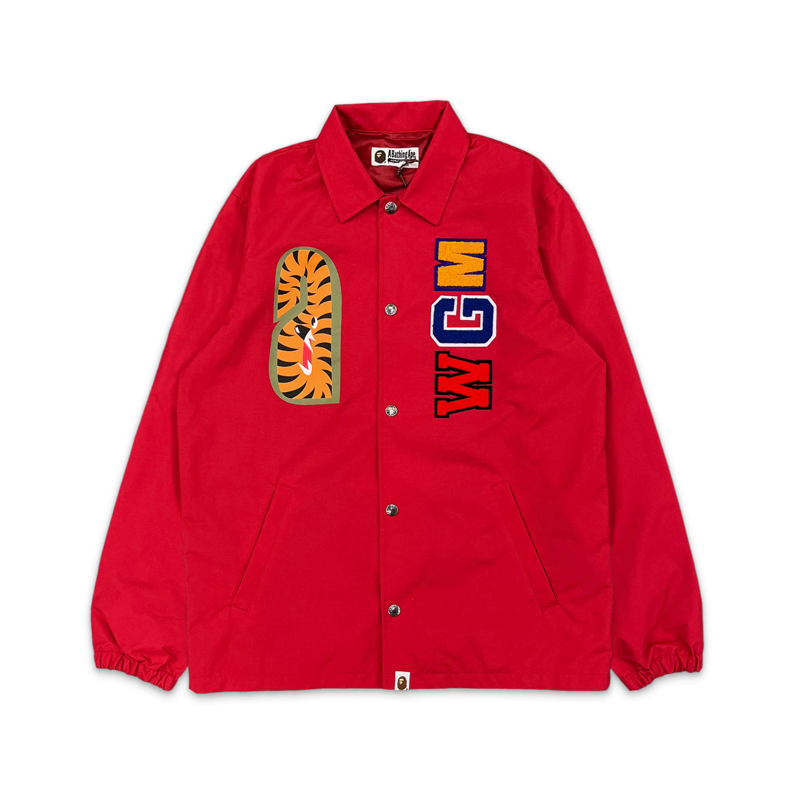 A Bathing Ape (BAPE), Shark Coaches Jacket “Red”
