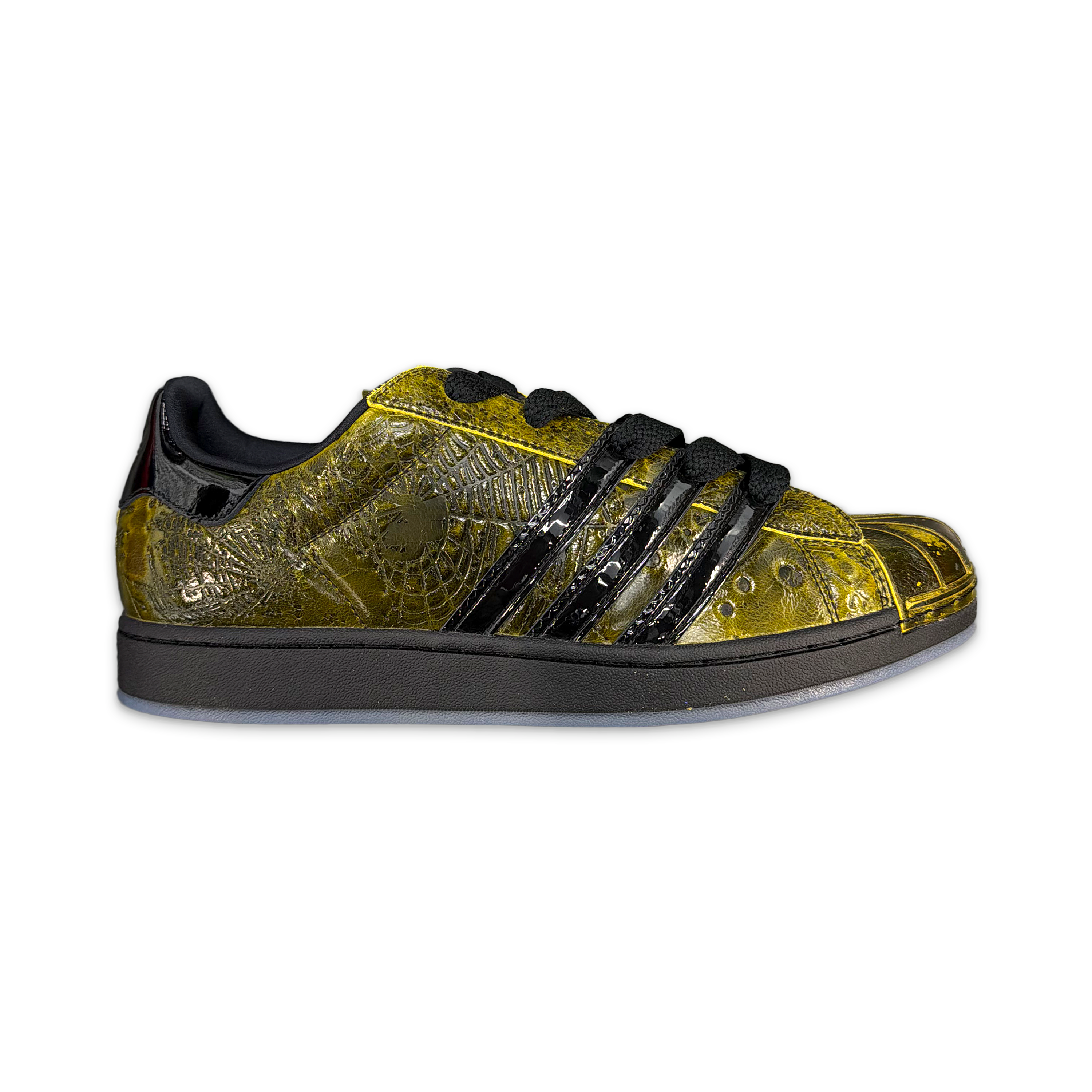 x Sp5der Superstar Low "F&F Yellow Black"