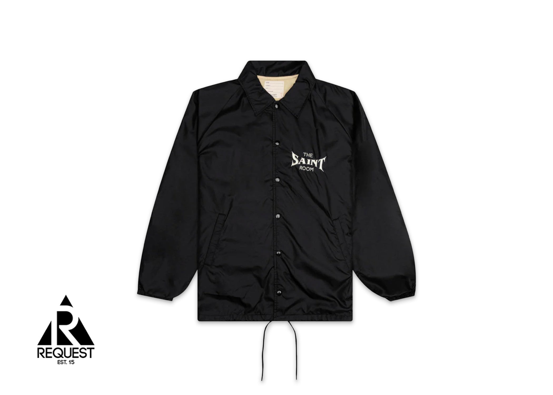 Saint Michael x Shermer Academy Coach Jacket "Black"