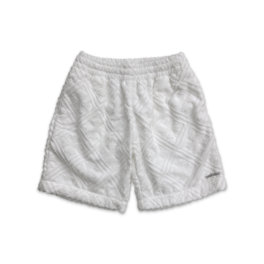 Terry Cloth Motif Shorts 