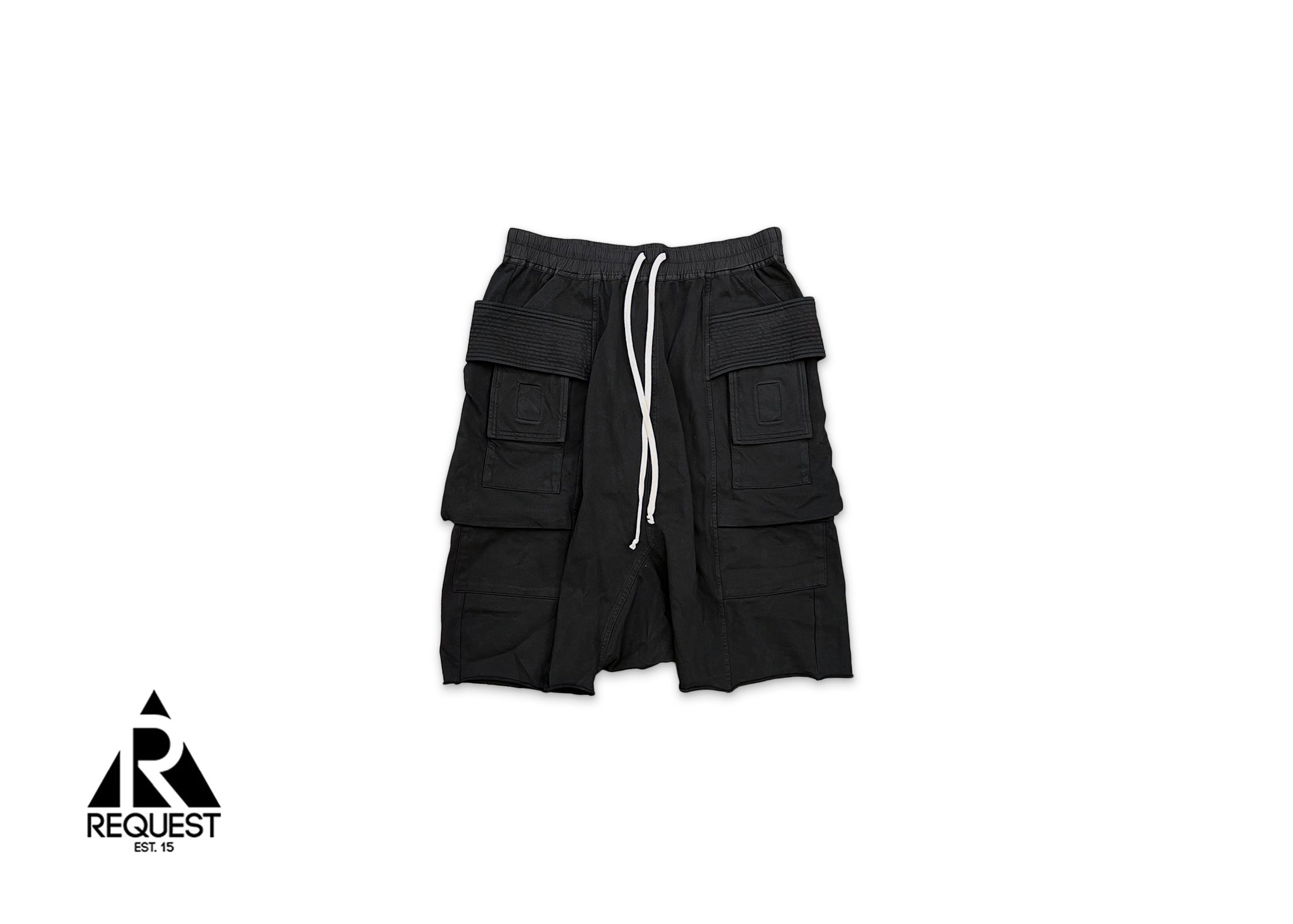 Rick Owens DRKSHDW, Creatch Cargo Pods Shorts "Black"