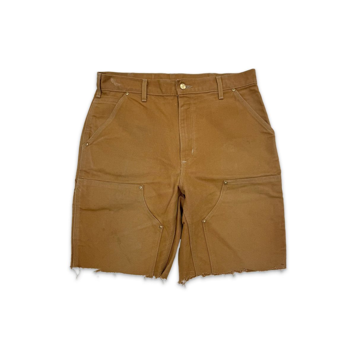 Carhartt Denim Carpenter Shorts Tan