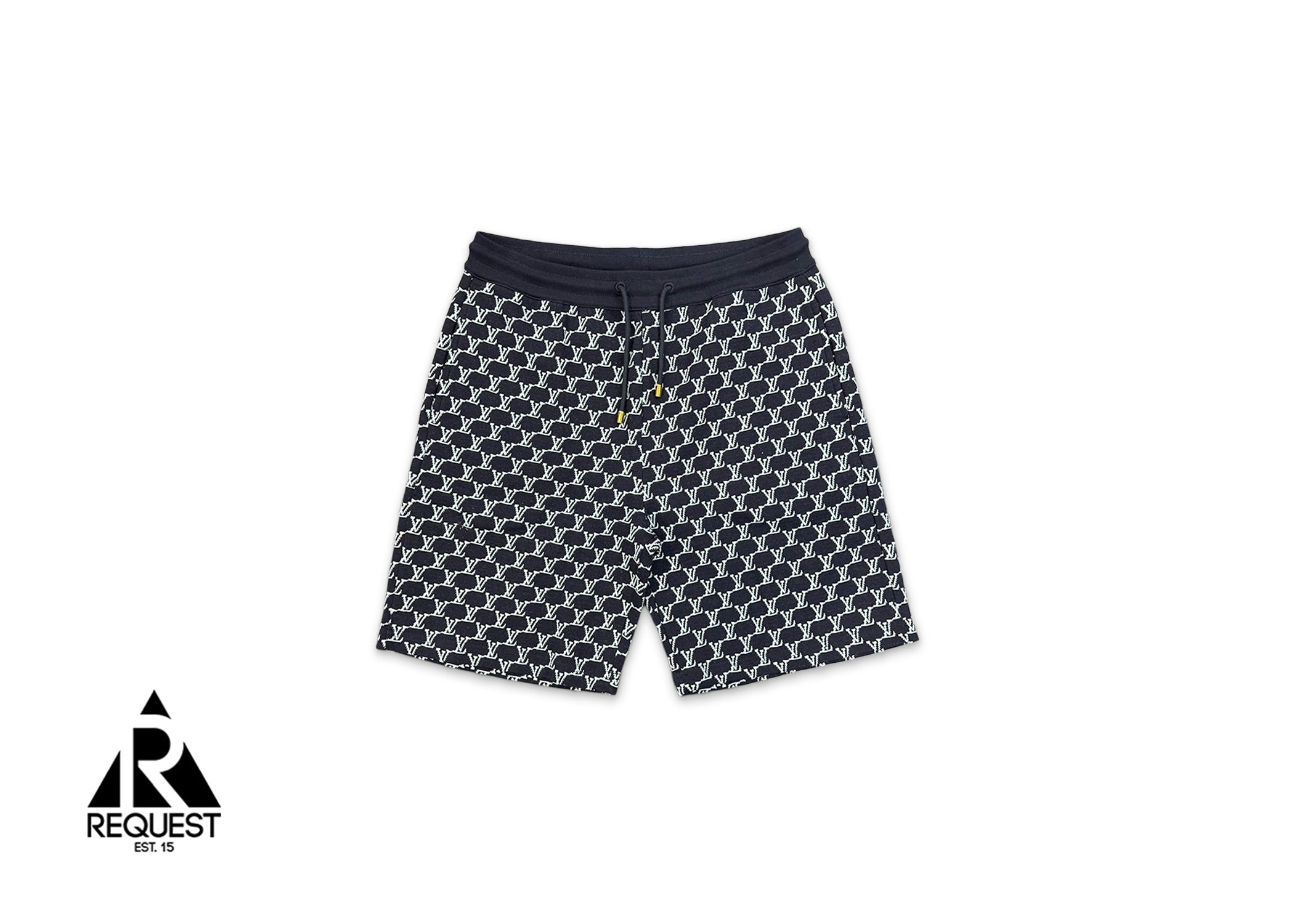Louis Vuitton, Double Face Cotton Jersey Shorts "Navy"