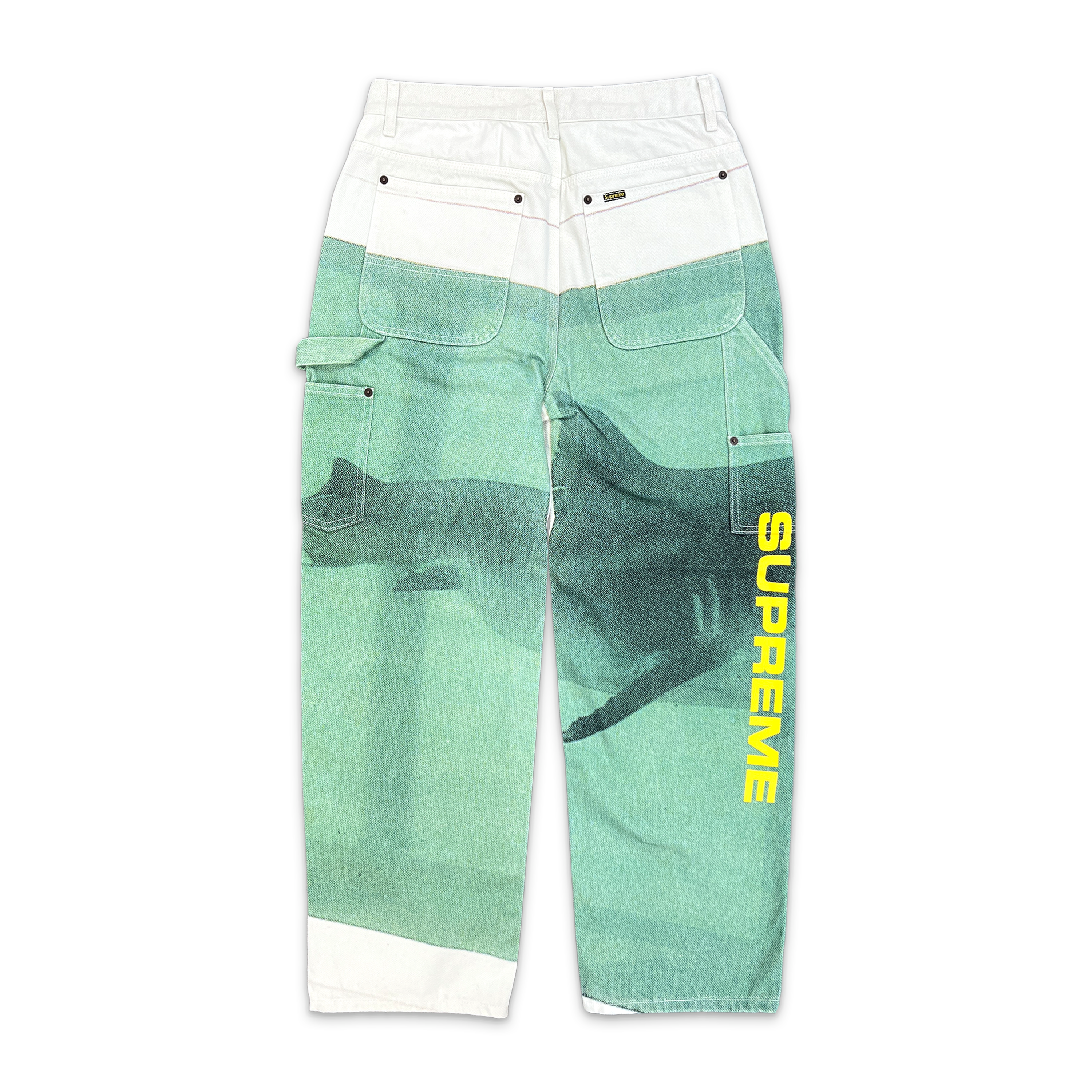 Supreme, Damien Hirst Shark Painter Jean "White"