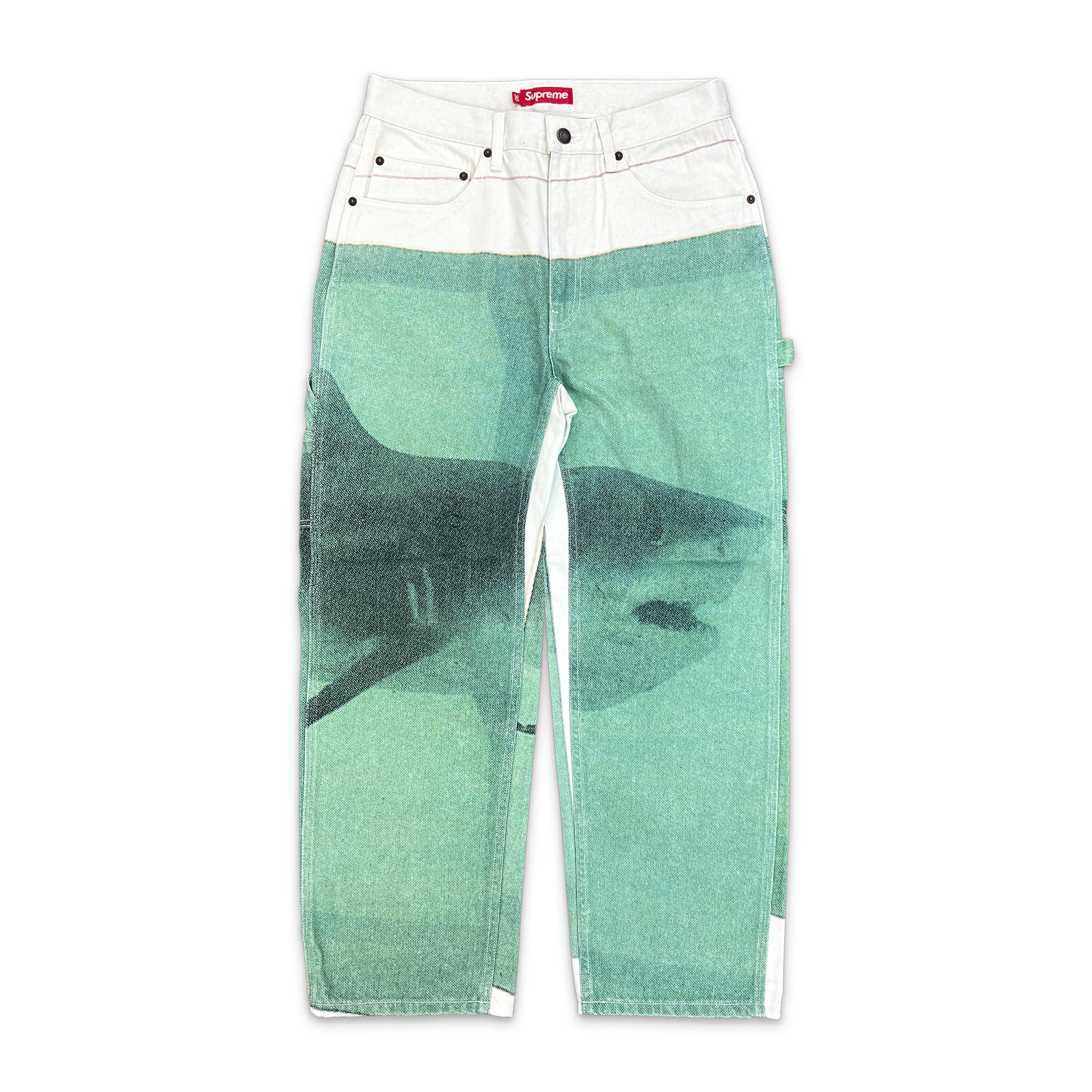Supreme, Damien Hirst Shark Painter Jean "White"