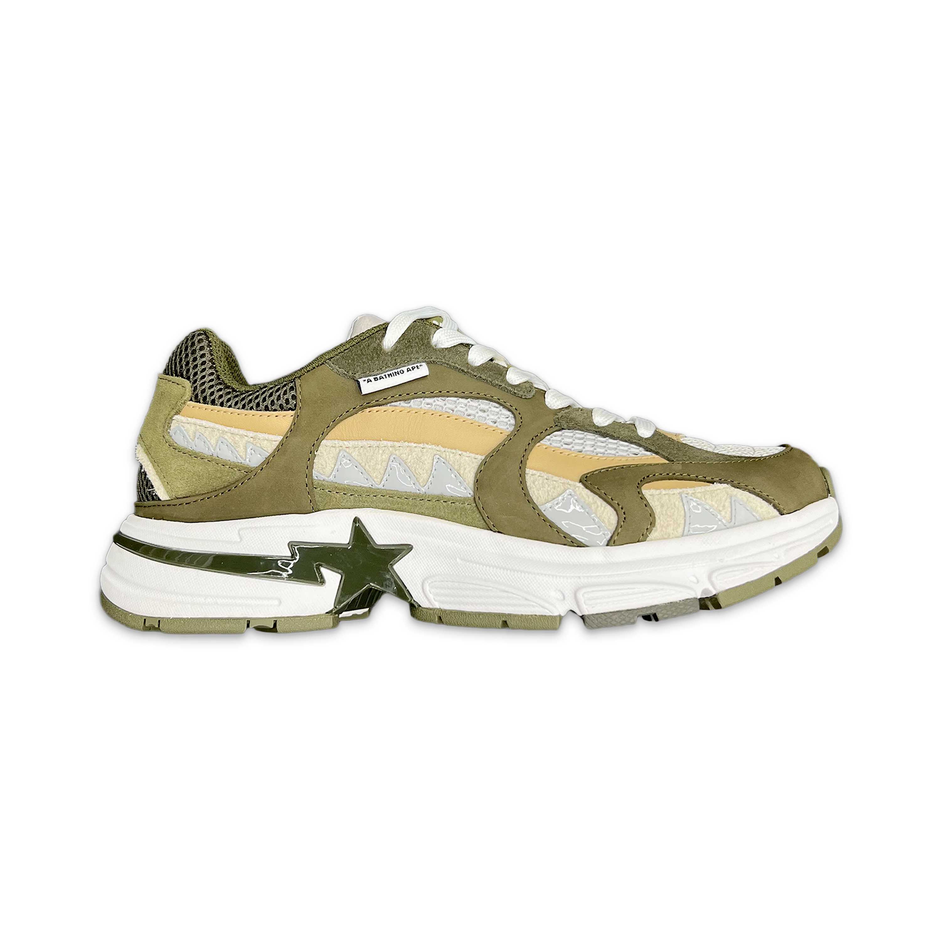 A Bathing Ape (BAPE), Bape Shark Sta M2 "Olive Drab"