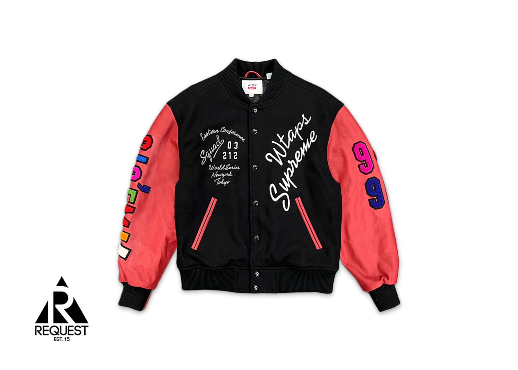 Supreme, WTAPS Varsity Jacket "Black"