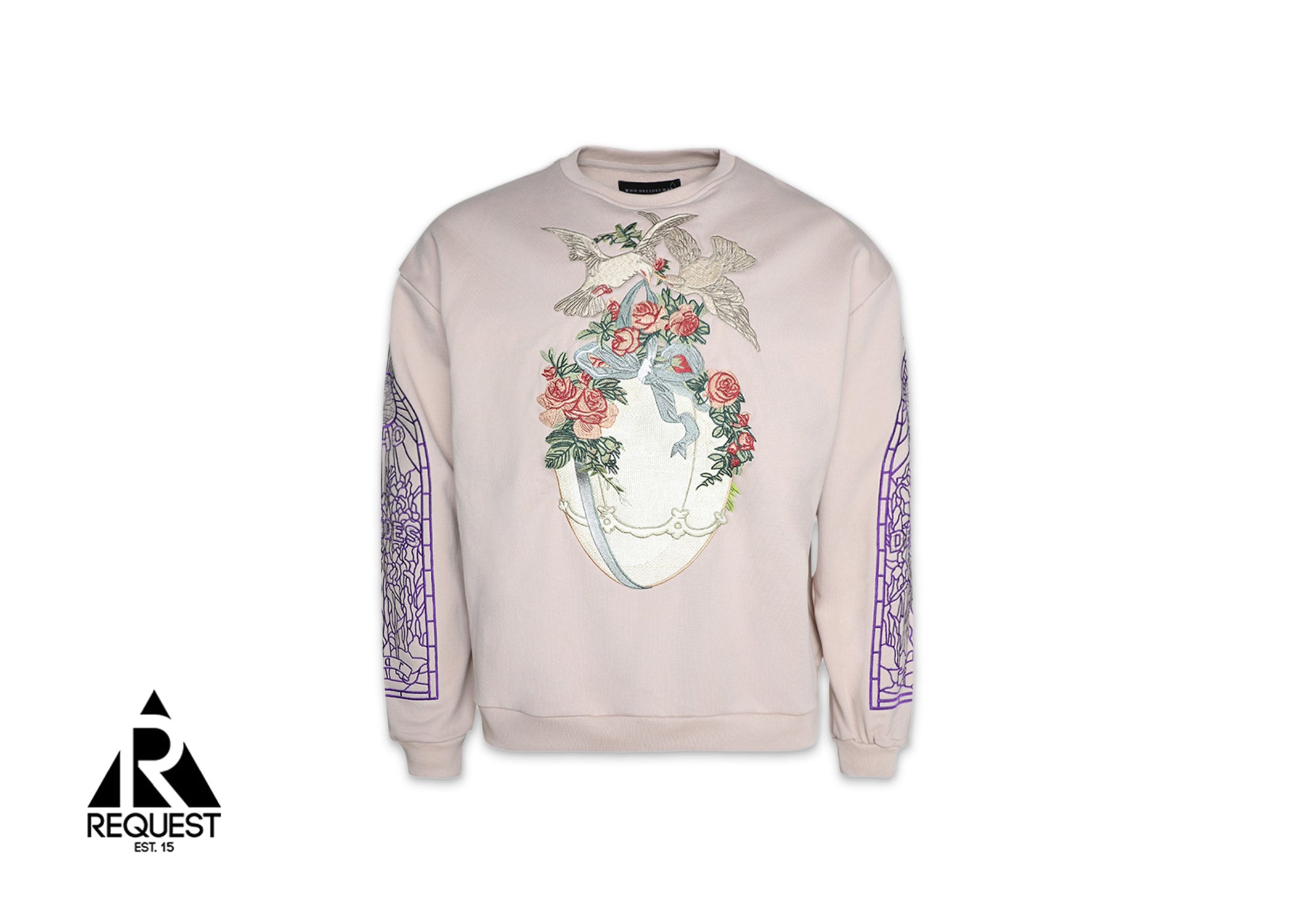 Who Decides War, Gift Crewneck Sweater "Silver"