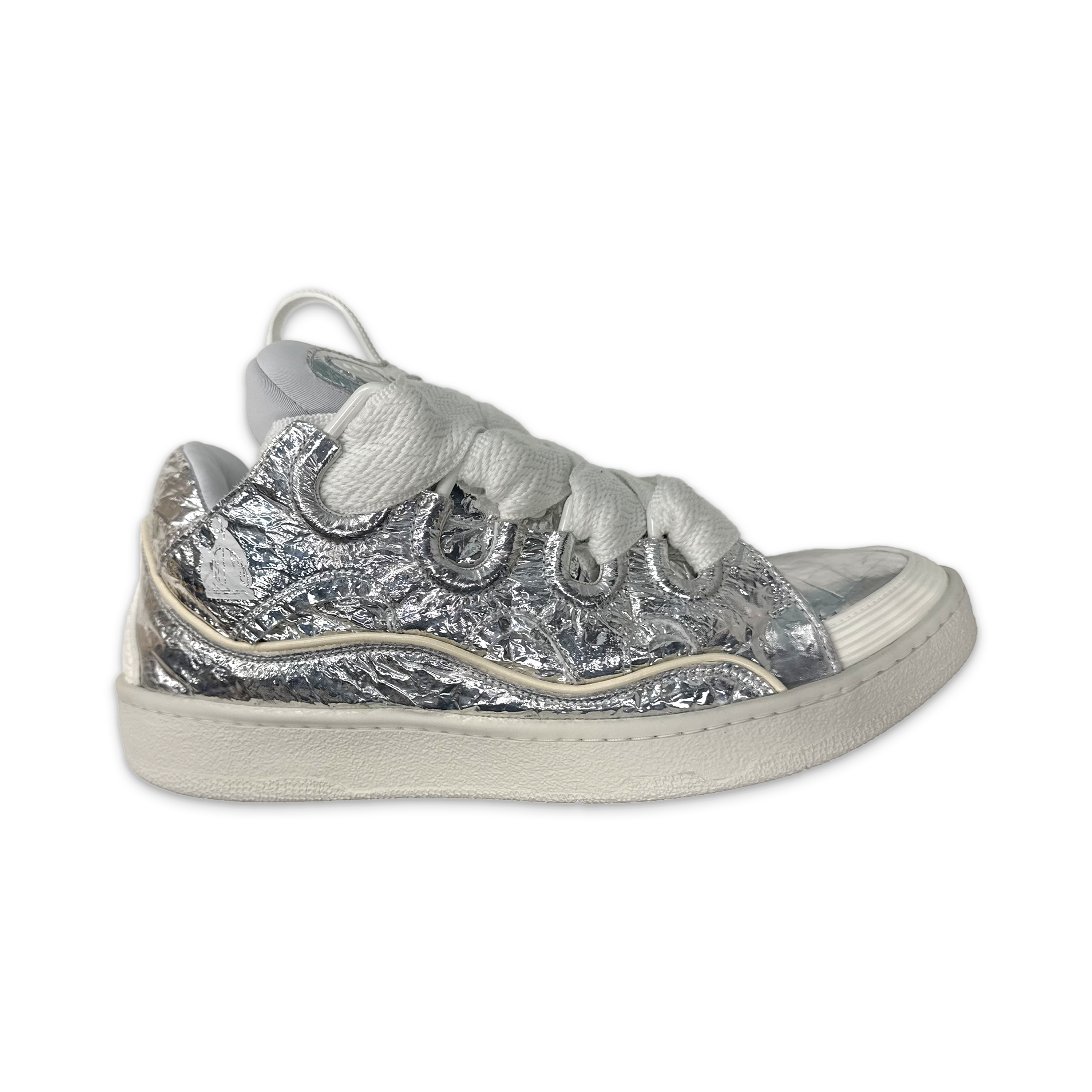 Lanvin, Curb Sneaker "White Metallic"