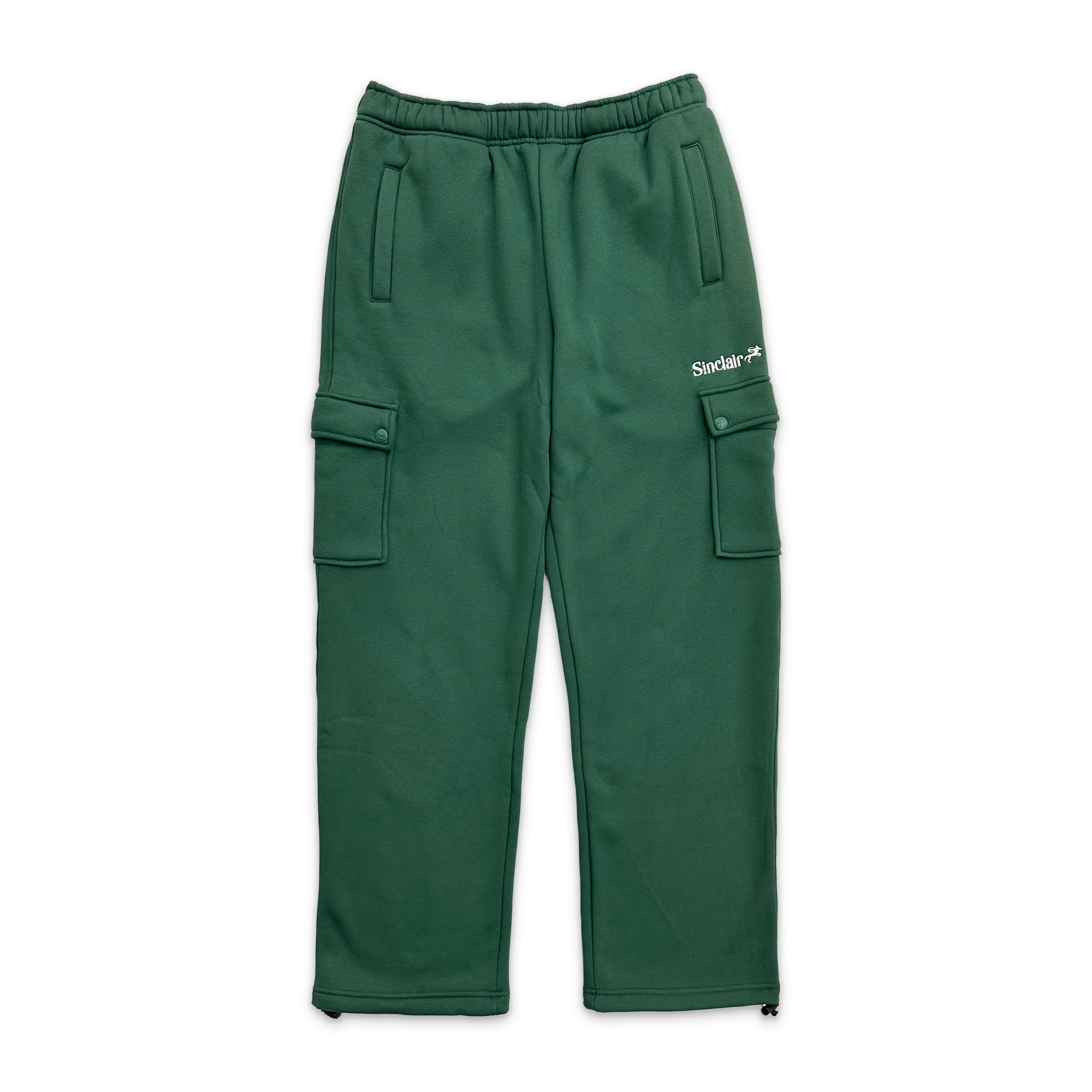 Sinclair, Texture Cargo Sweatpants "Forest Green"