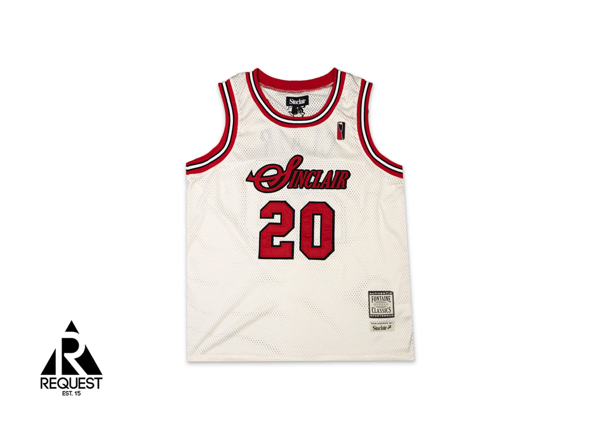 Sinclair Mesh Basketball Jersey "Cream"