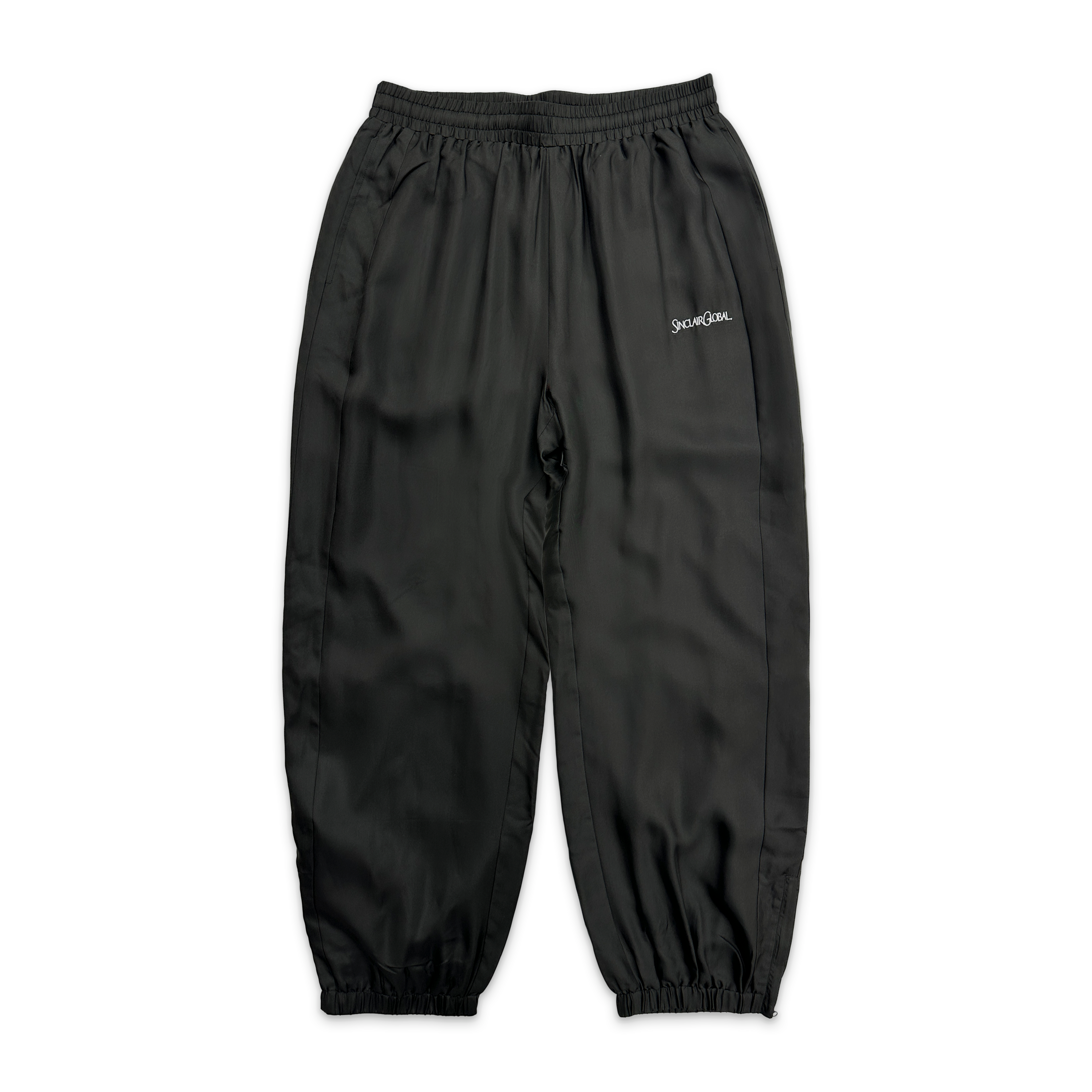 Sinclair, Silk Track Pants "Black"