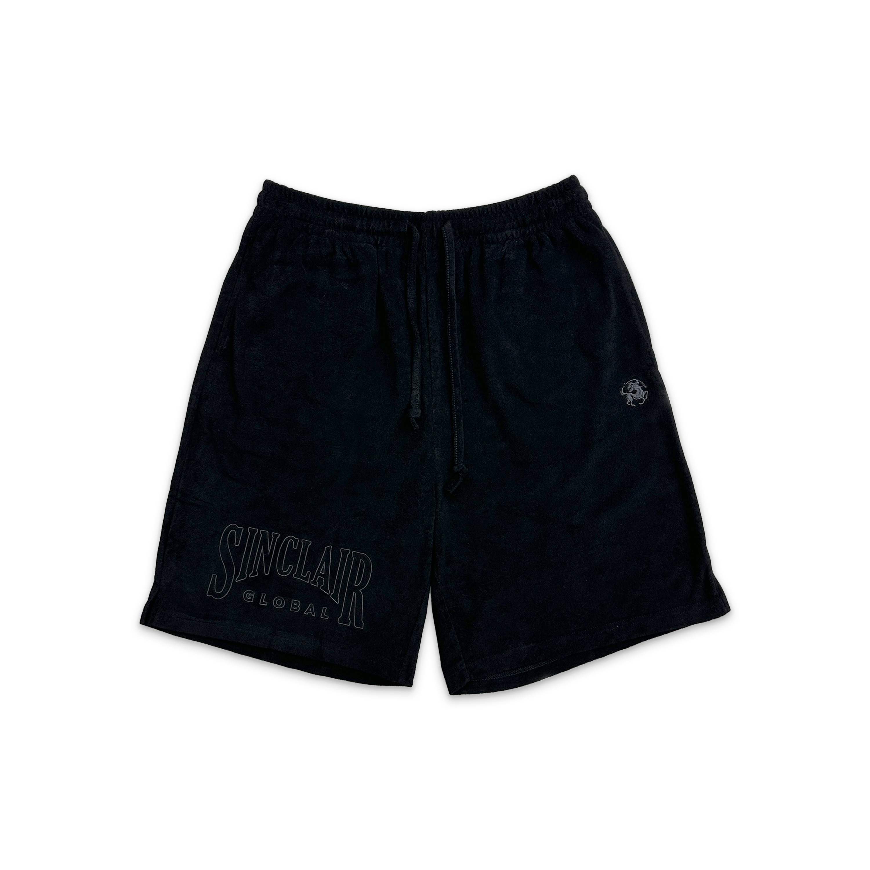 Sinclair, Terry Cloth Shorts "Black"