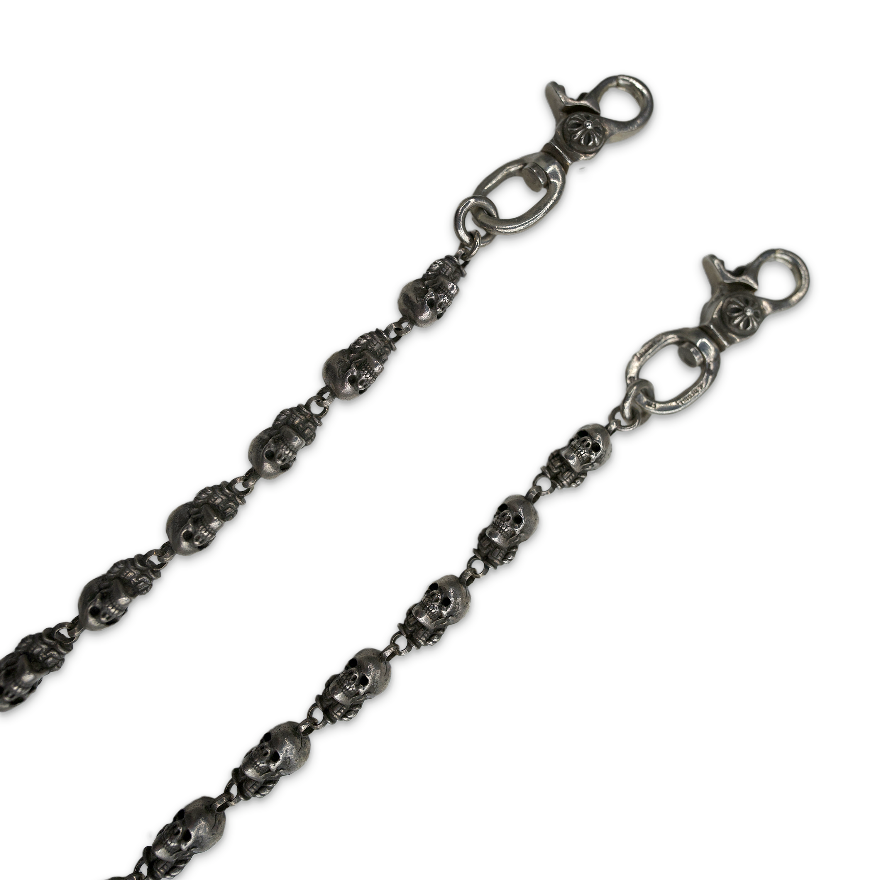 Chrome Hearts, Mini Foti Skulls Wallet Chain