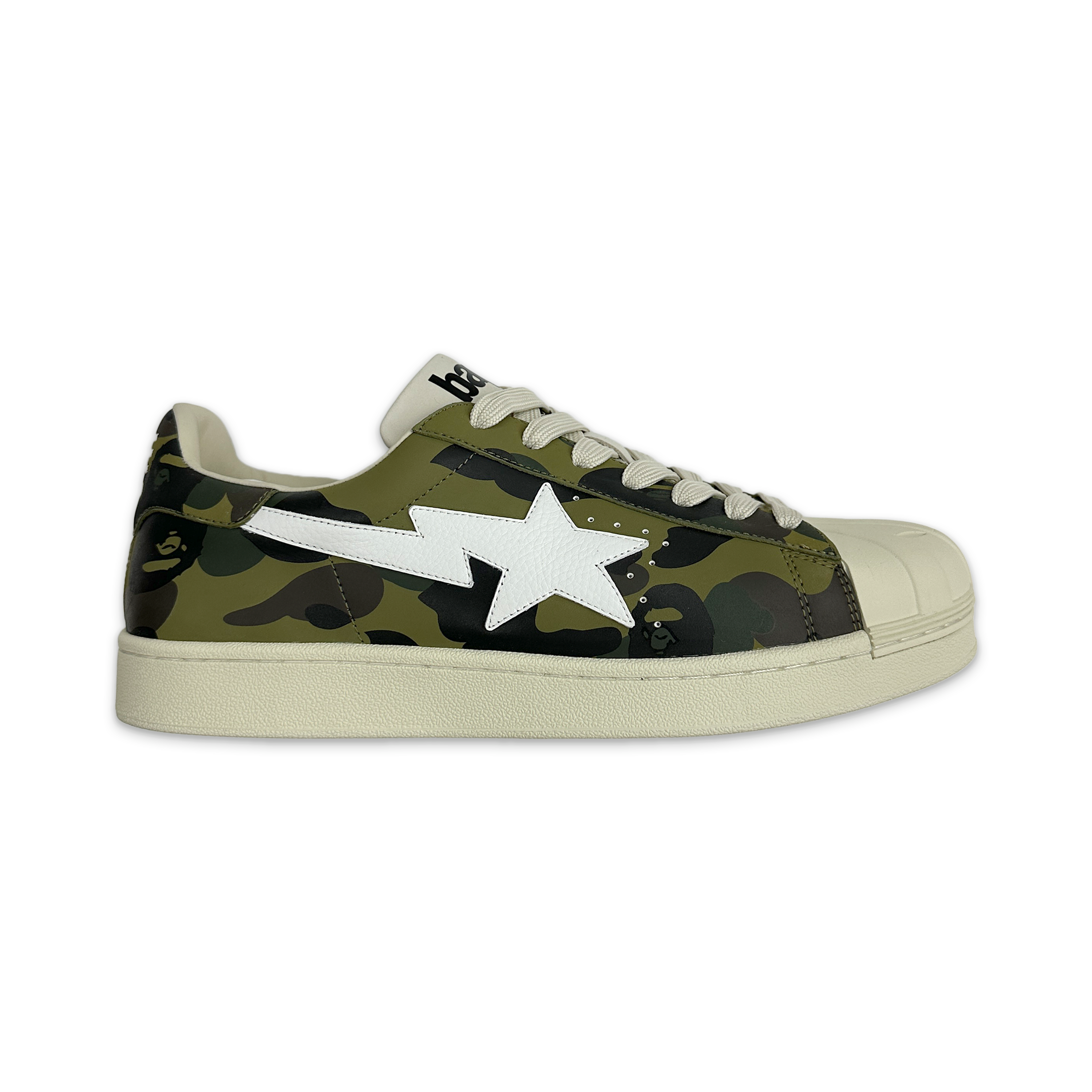 A Bathing Ape (BAPE), Skull Sta "1st Camo Green"