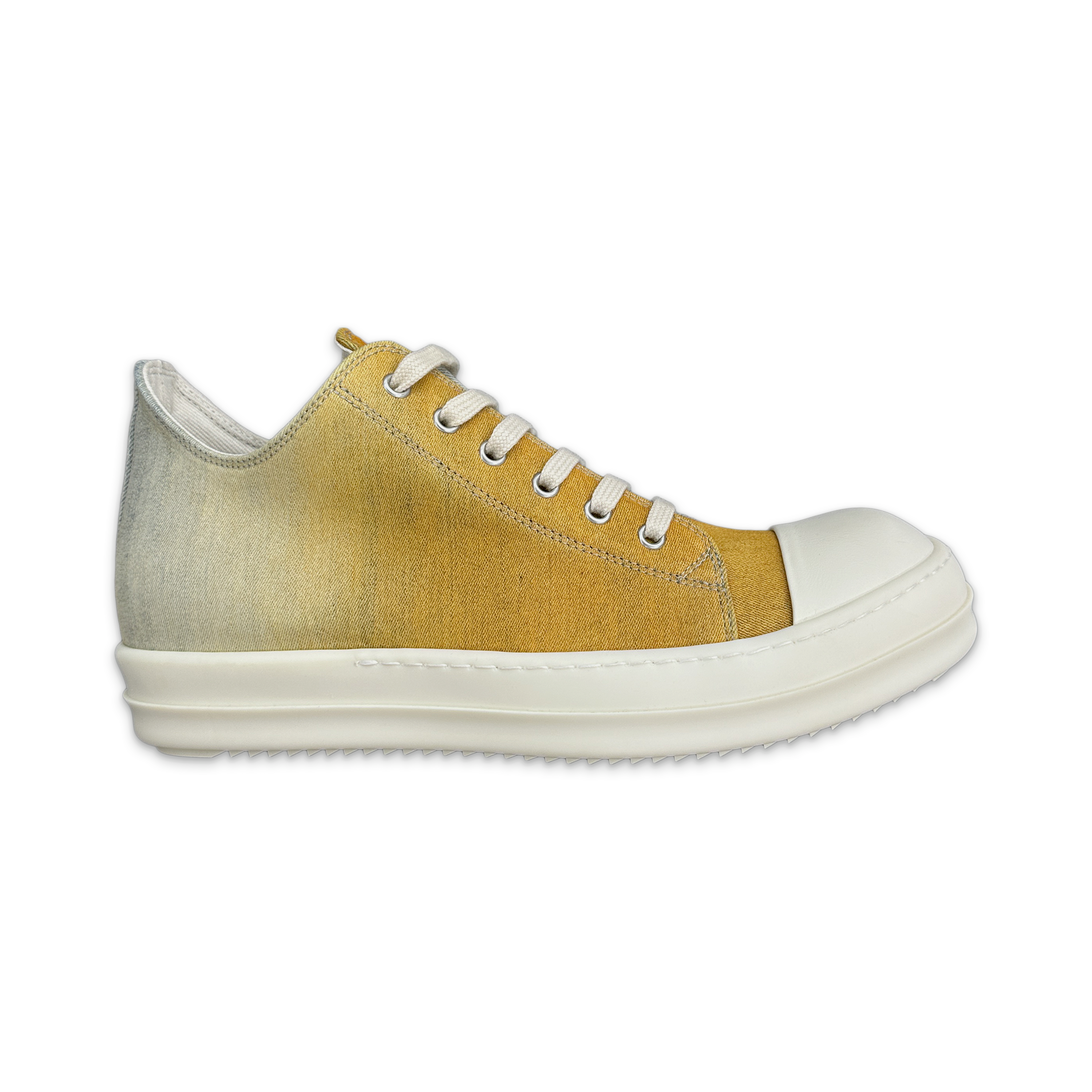 Rick Owens DRKSHDW, Lido Denim Ramones Low "Sky Orange Degrade"