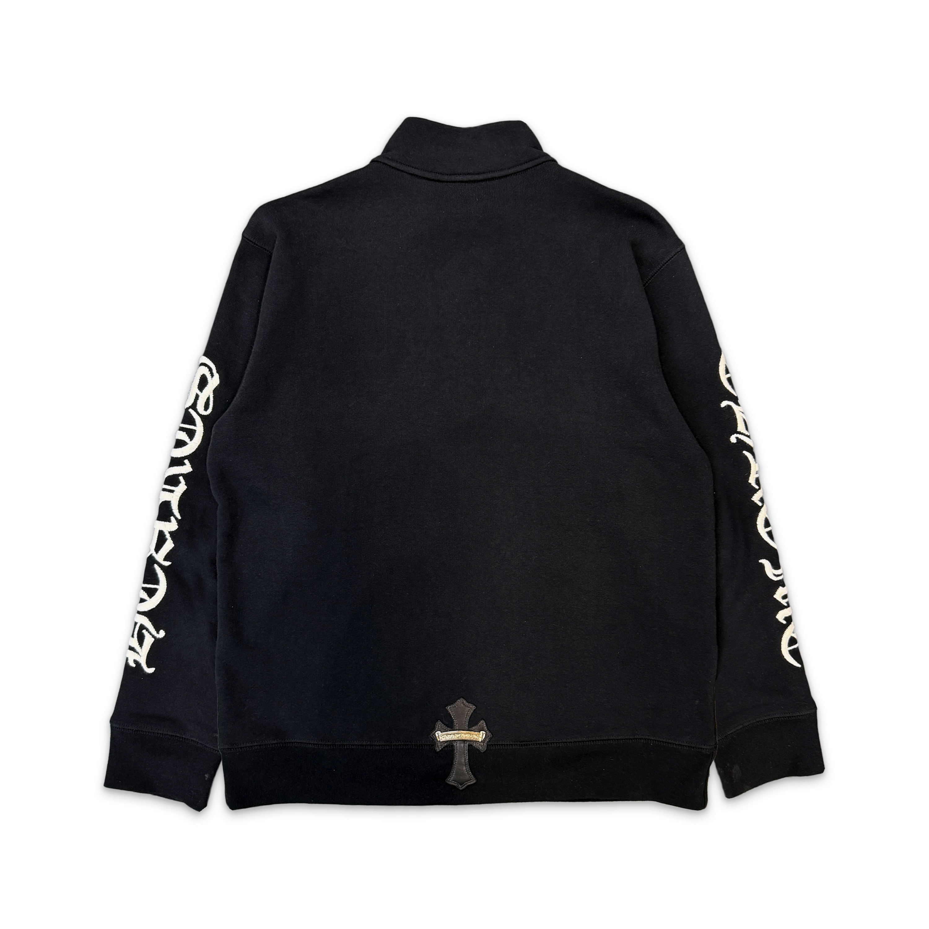 Slo Ride Cross Patch Half Zip Sweater “Black”