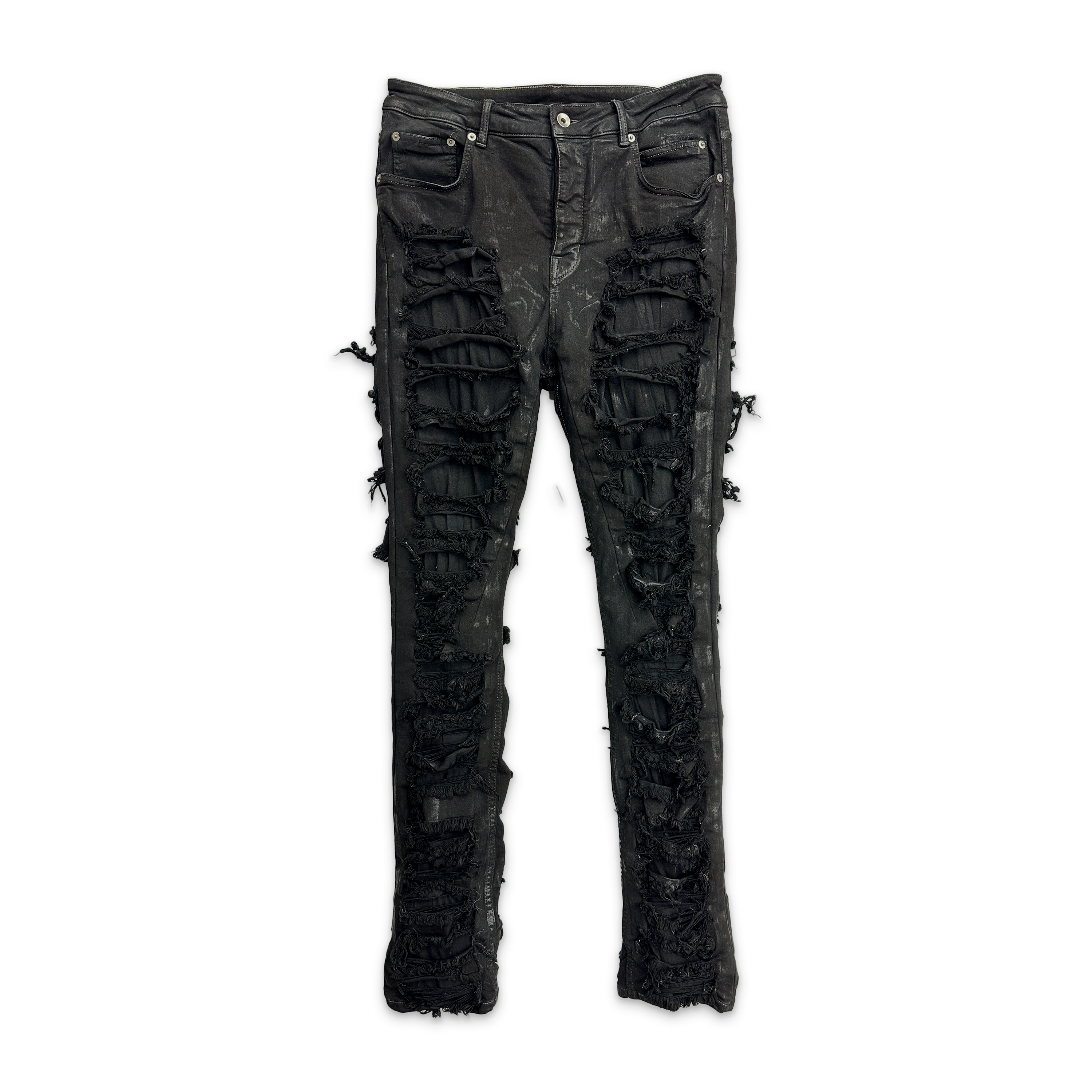 Rick Owens DRKSHDW, Luxor Detroit Cut Denim "Black Slasher"