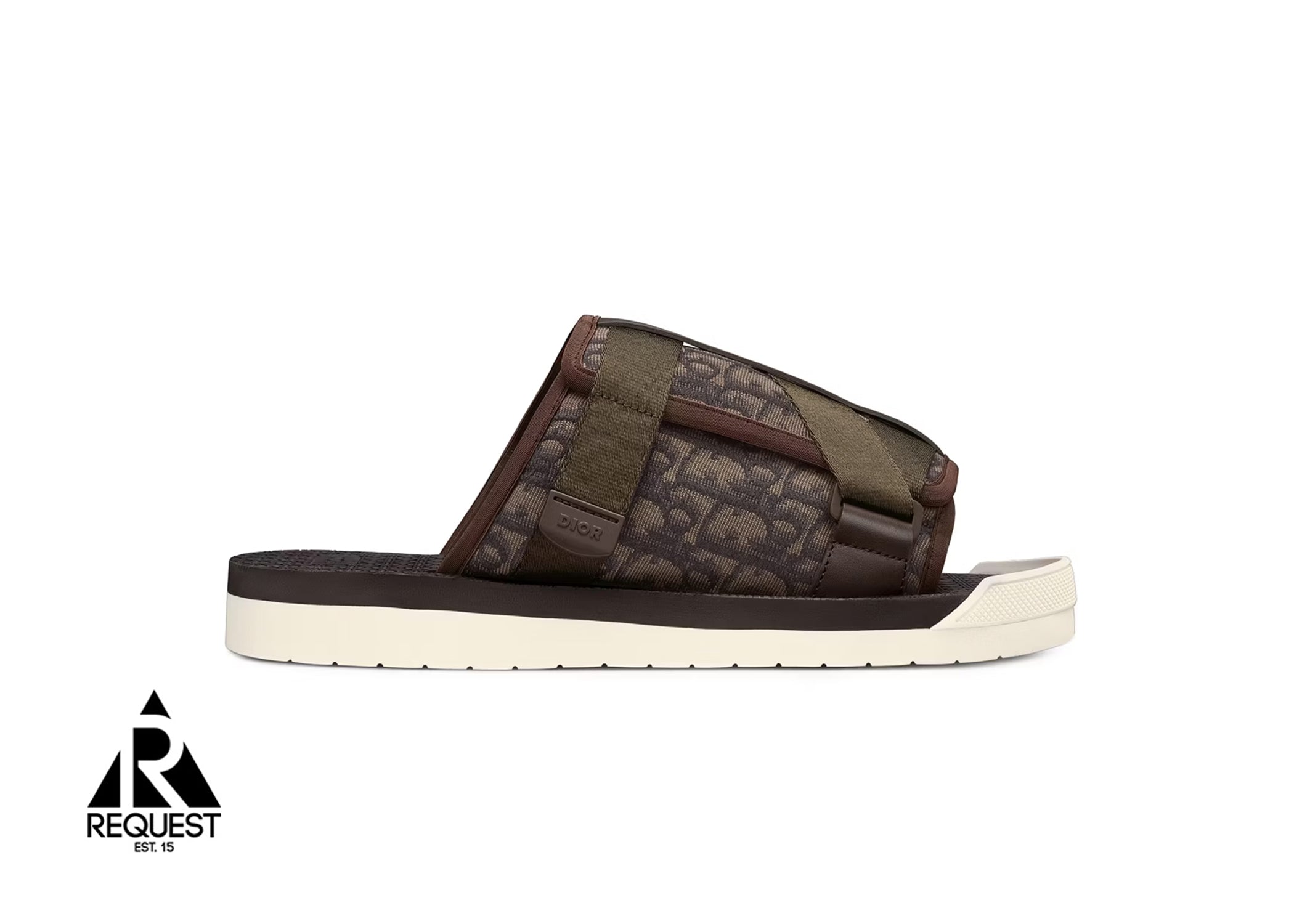 Dior Alpha Sandal “Ebony Dior Oblique Jacquard"