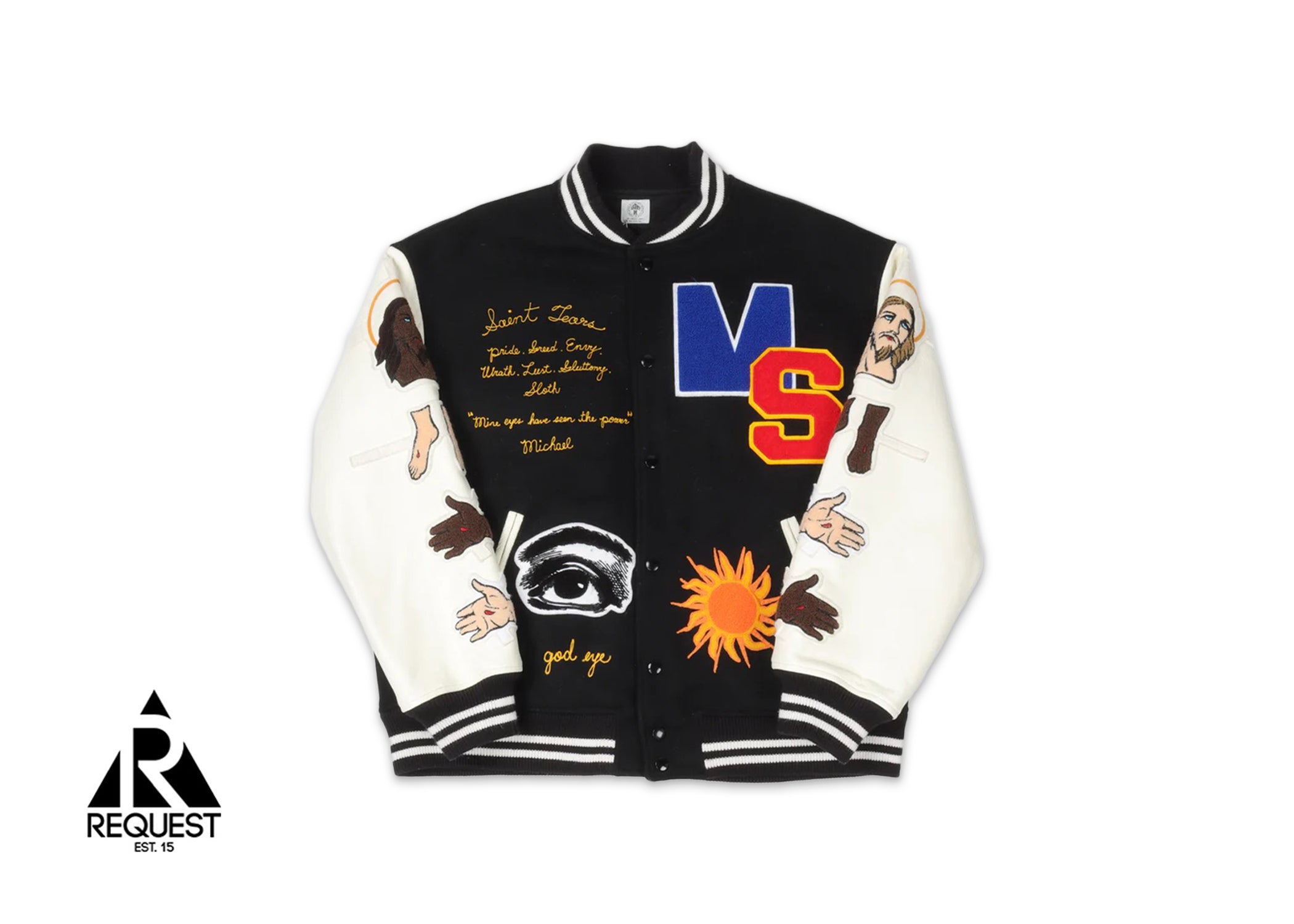 x Denim Tears Stadium Varsity Jacket "Black"