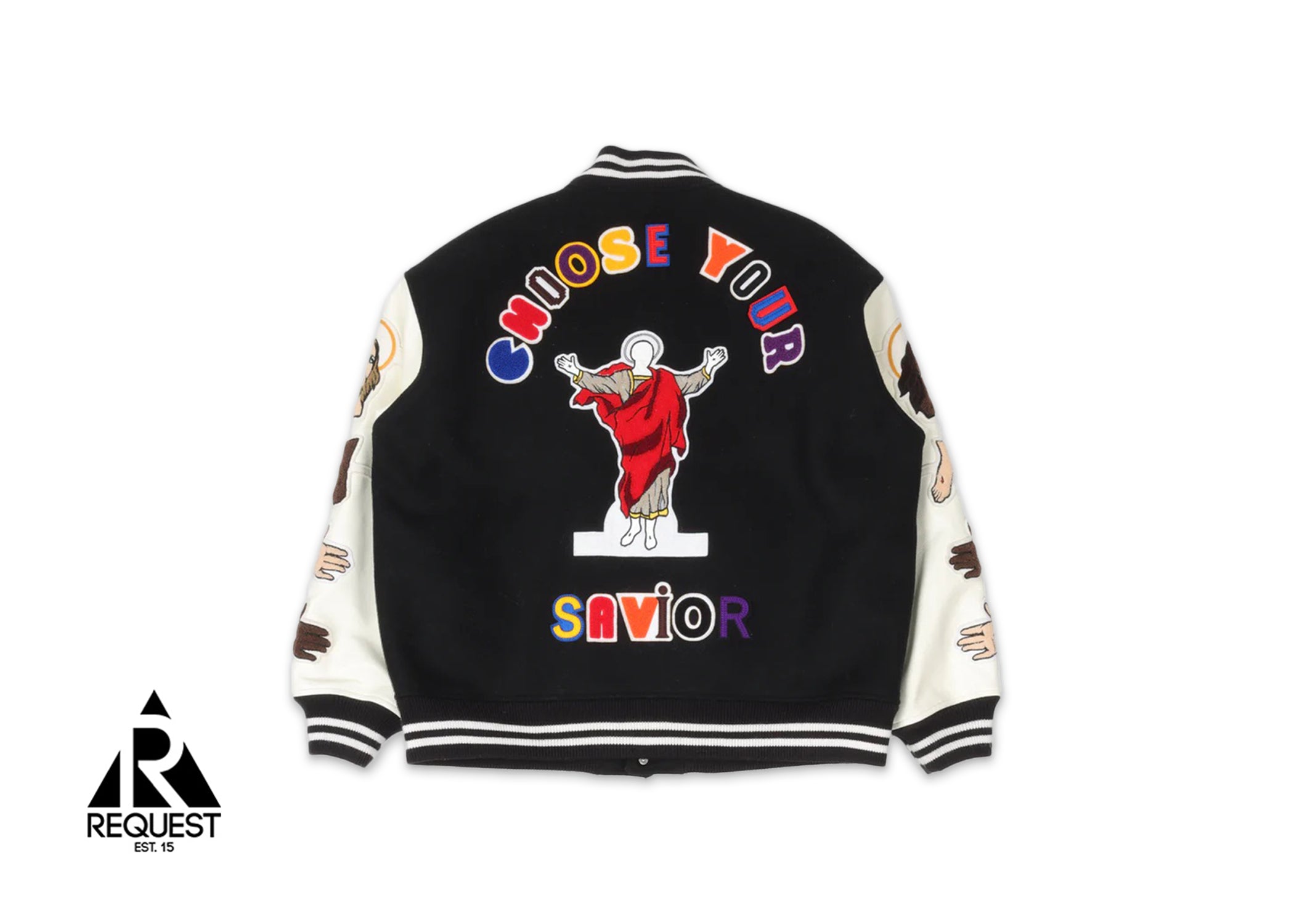 x Denim Tears Stadium Varsity Jacket "Black"