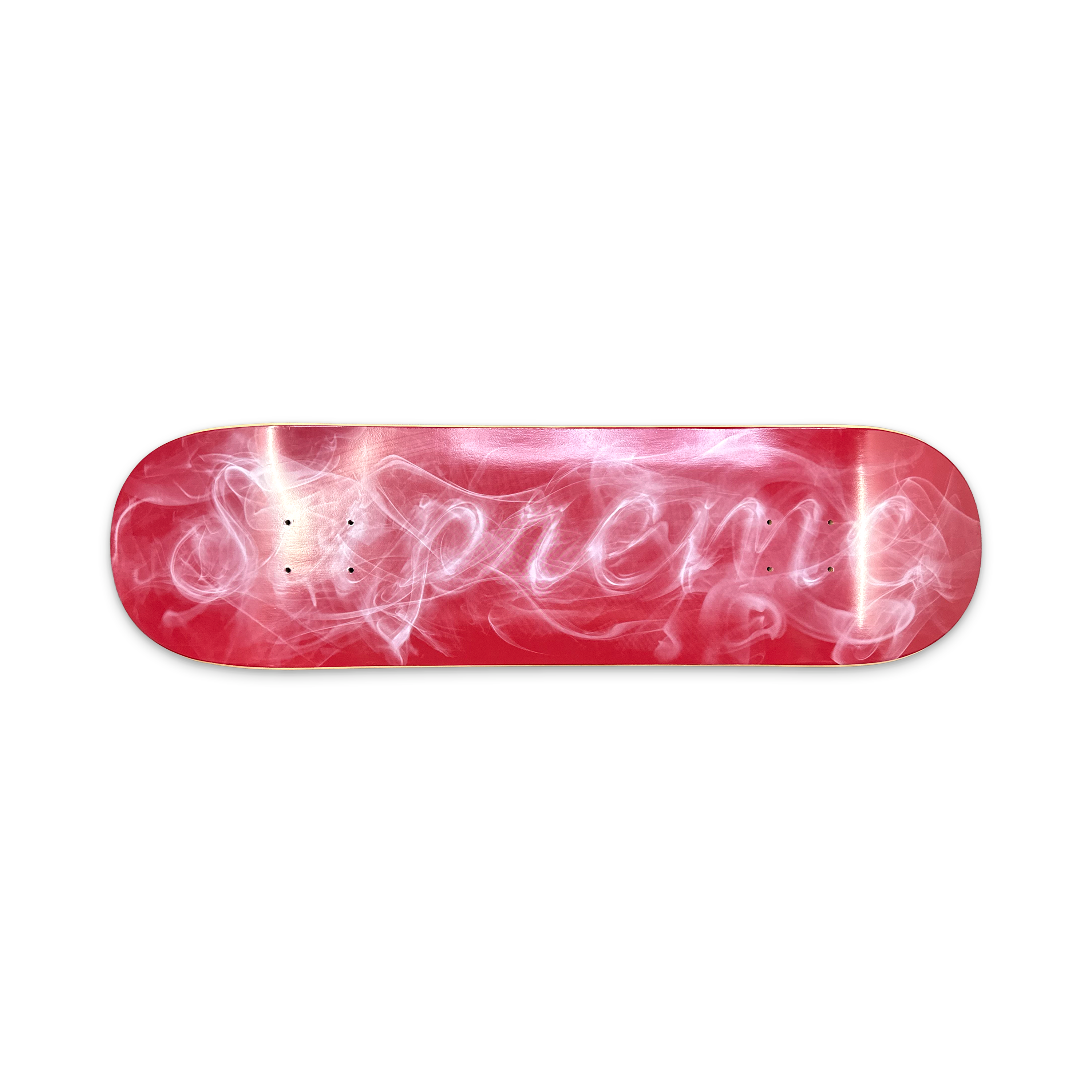 Supreme Smoke Skateboard Deck "Red"