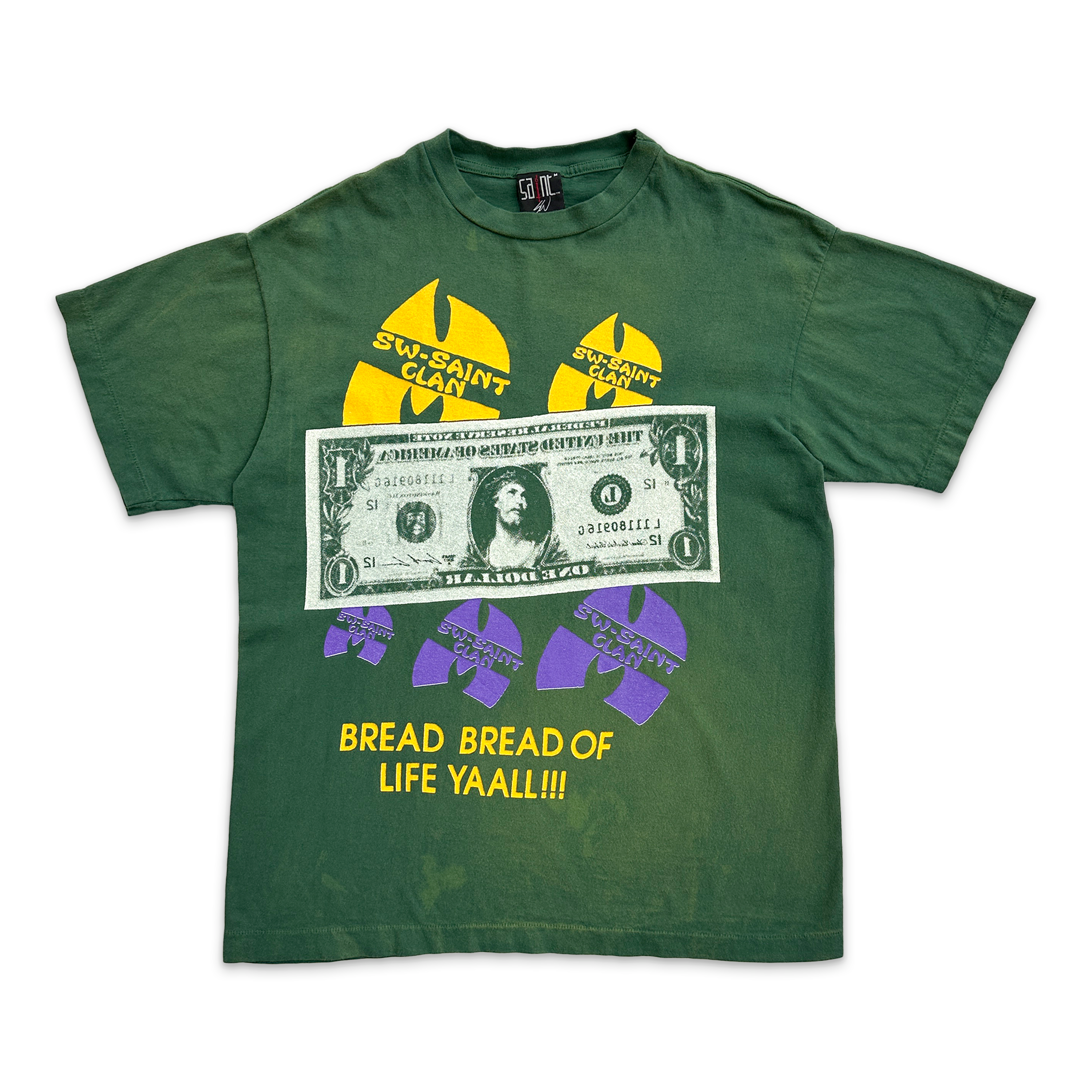 Saint Michael, x Sean Wotherspoon Saint Clan Tee "Green"