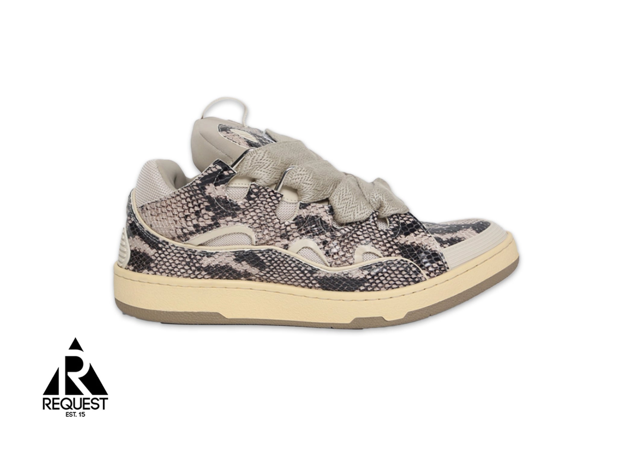 Lanvin Curb Sneaker "Snakeskin"