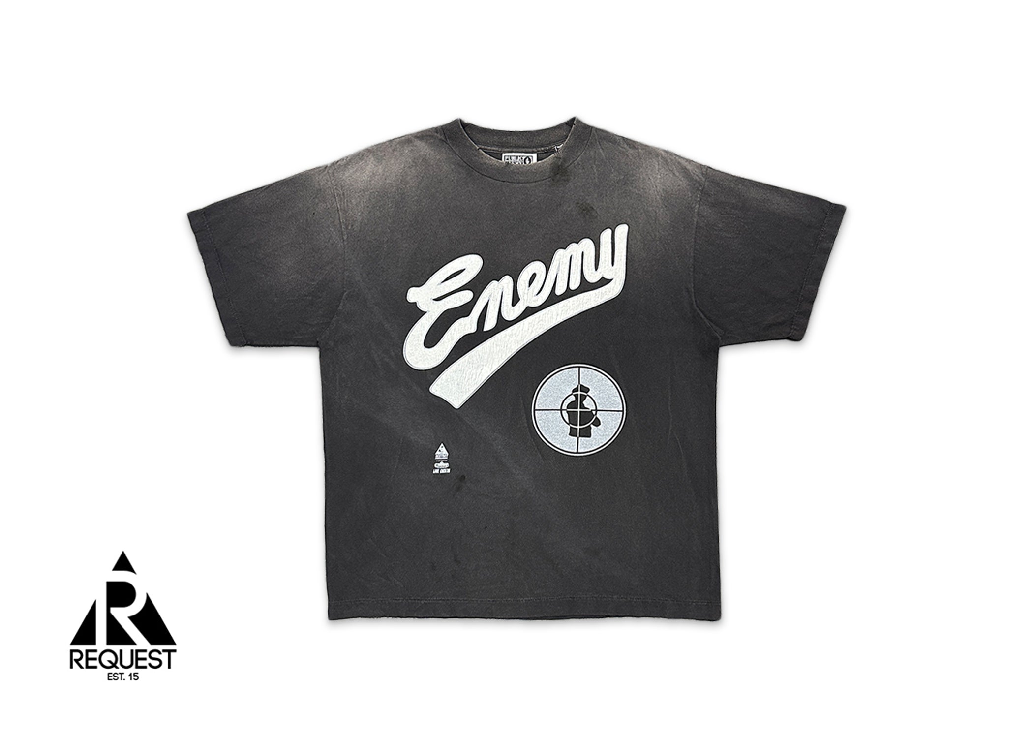 Saint Michael, Public Enemy Tee FW24 "Vintage Black"