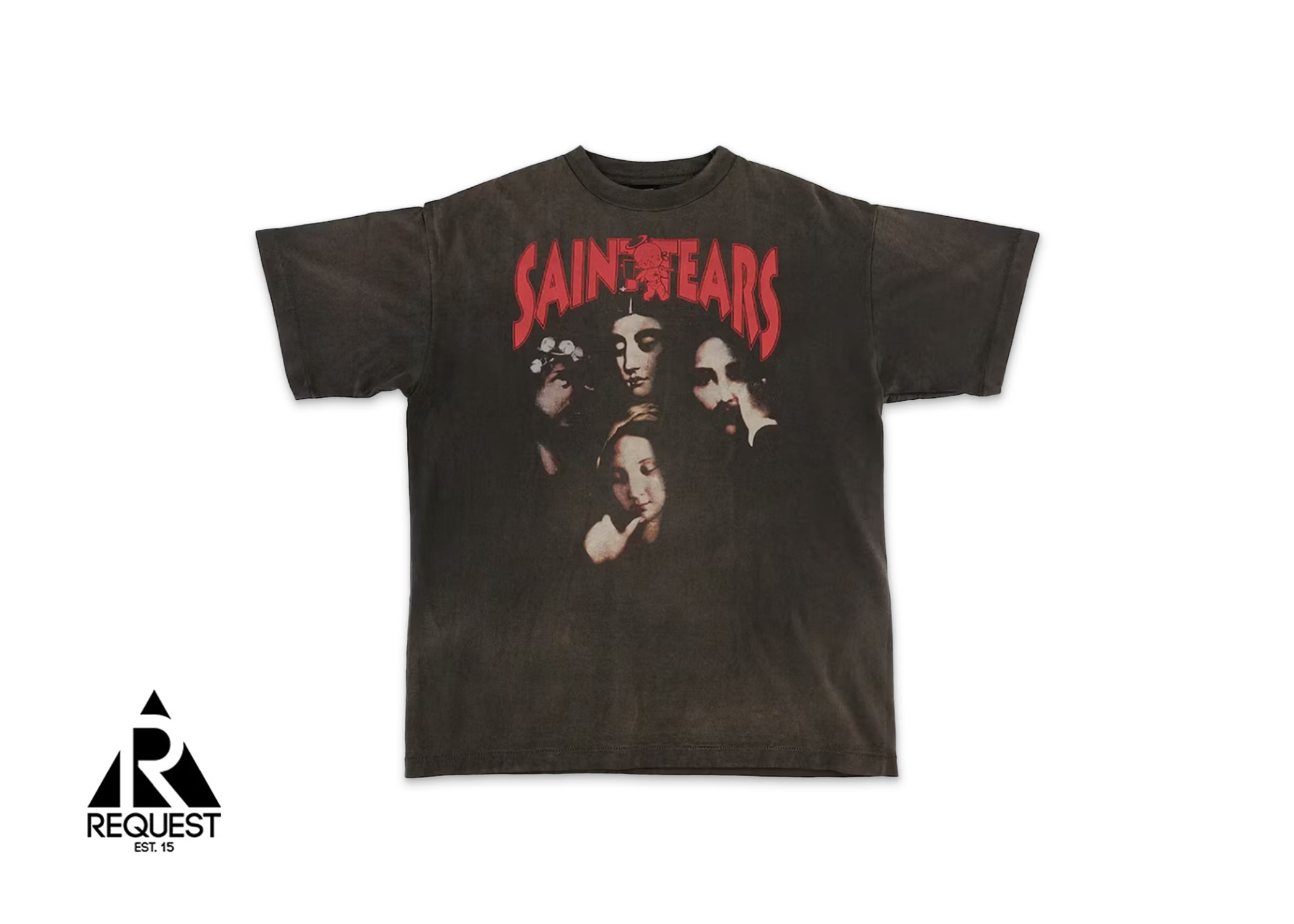 Saint Michael x Denim Tears Faces Tee "Black"