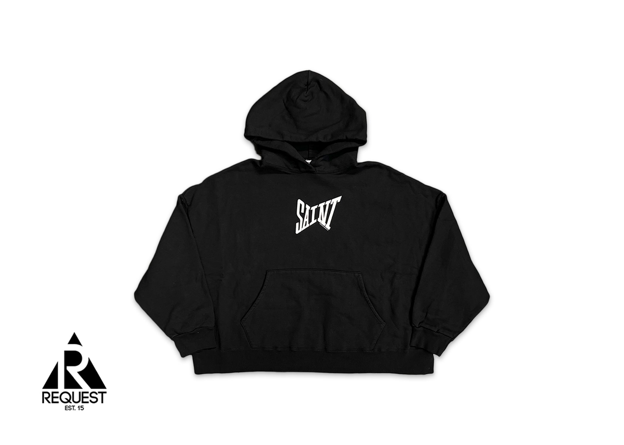 Saint Michael, Saint Ribbon Hoodie "Black"