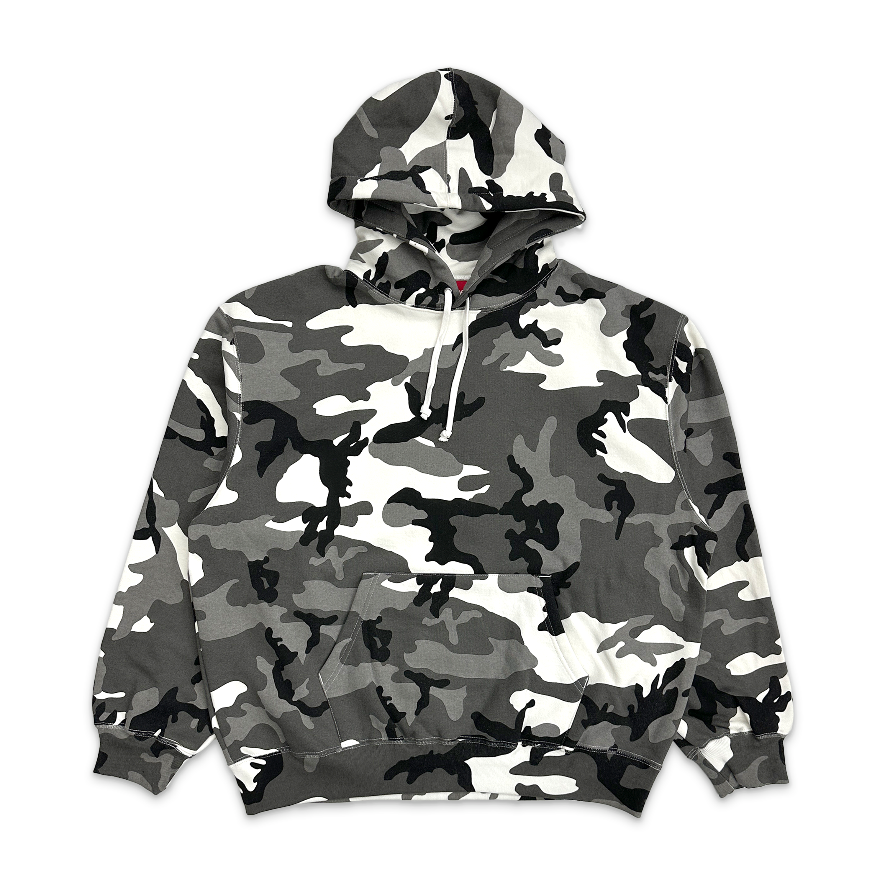 Supreme, Satin Appliqué Hooded Sweatshirt SS26 “Snow Camo"