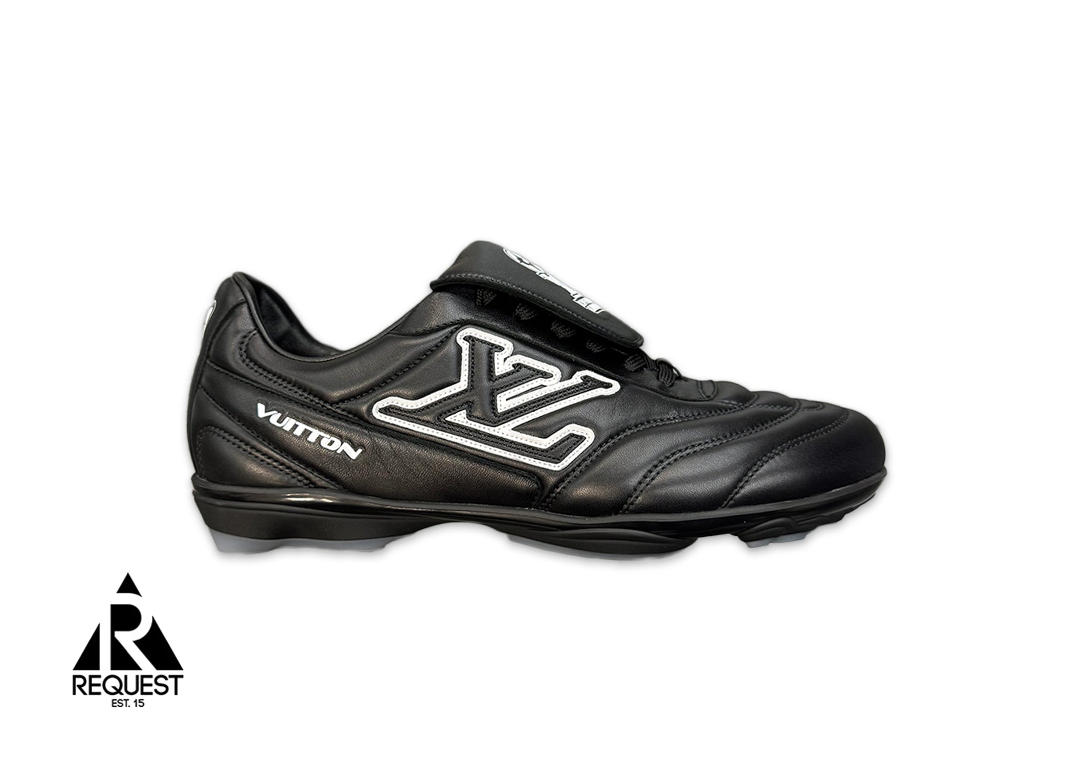 Louis Vuitton, LV Footprint Soccer Sneaker "Black White"