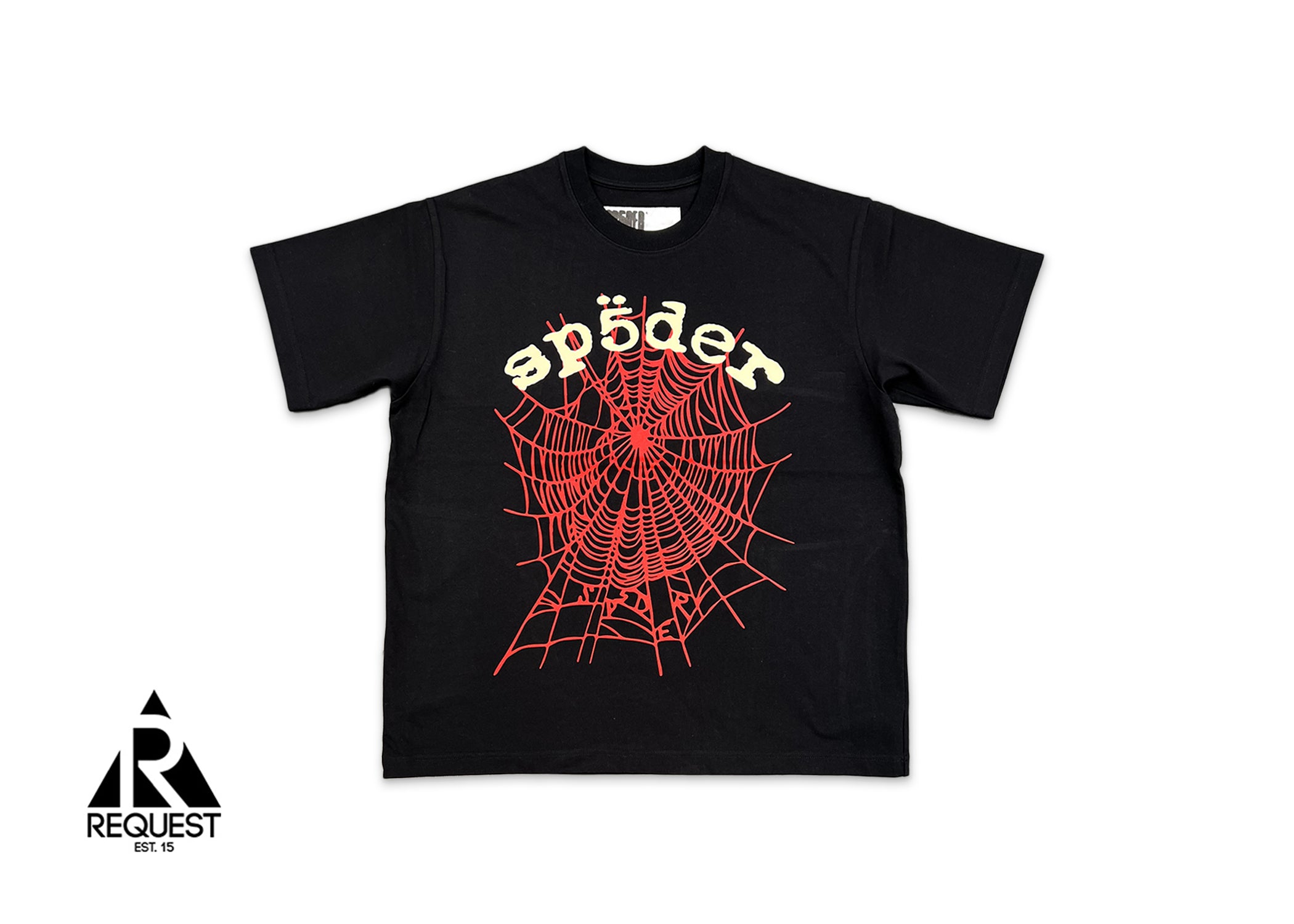Sp5der, OG Logo V2 HW Tee "Black/Red"