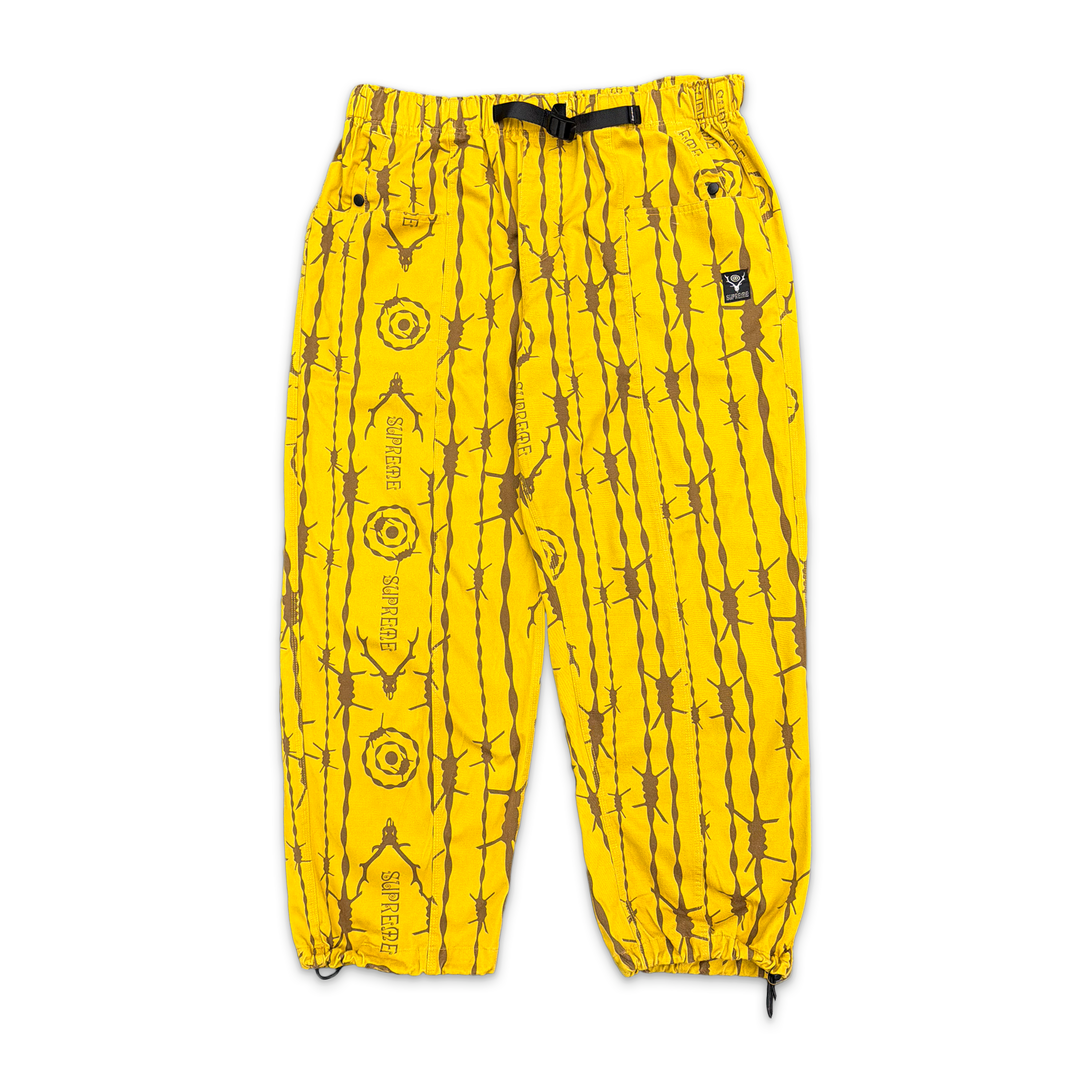 SOUTH2 WEST8 Belted Pant "Mustard"