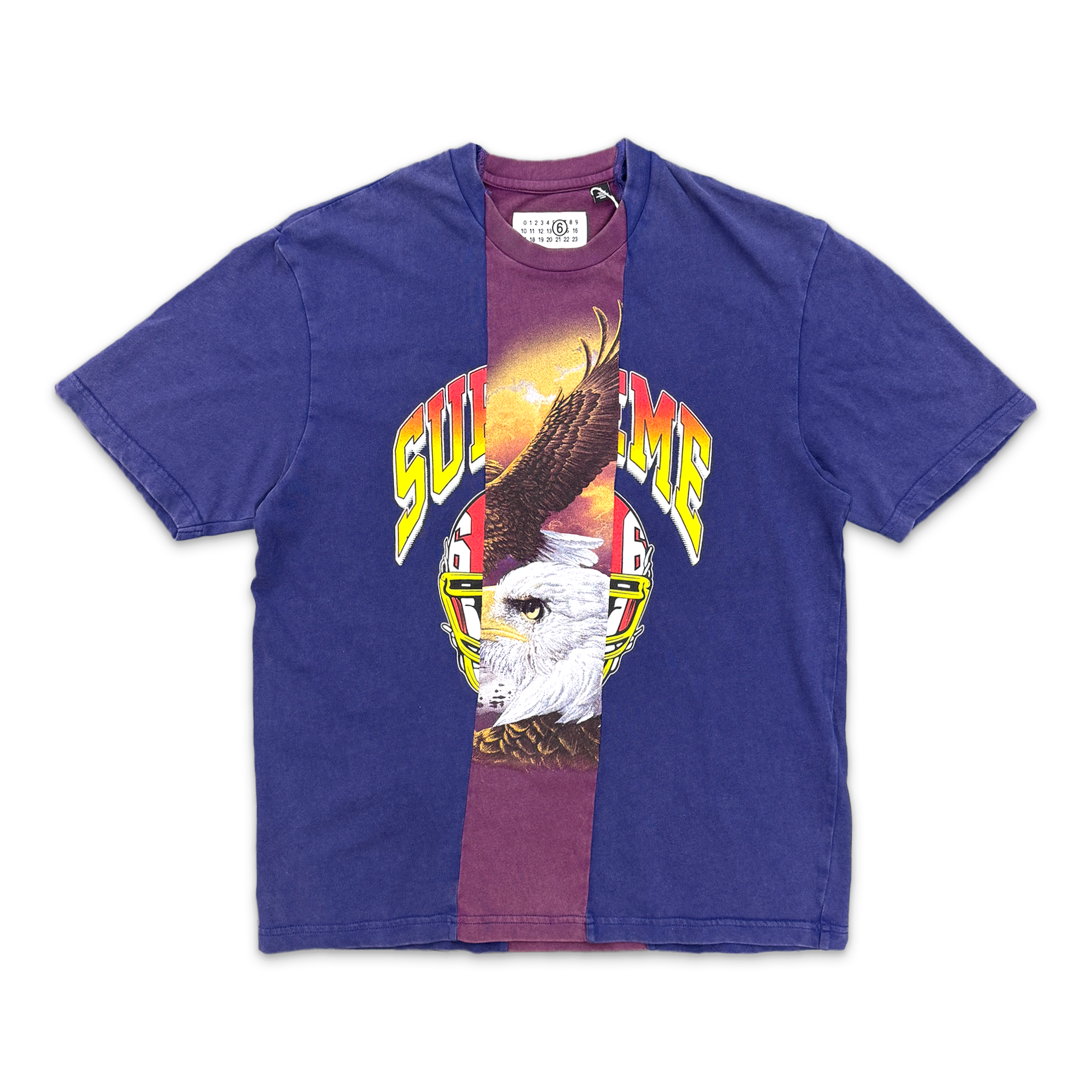 Supreme, MM6 Maison Margiela Split S/S Tee "Navy" SS26