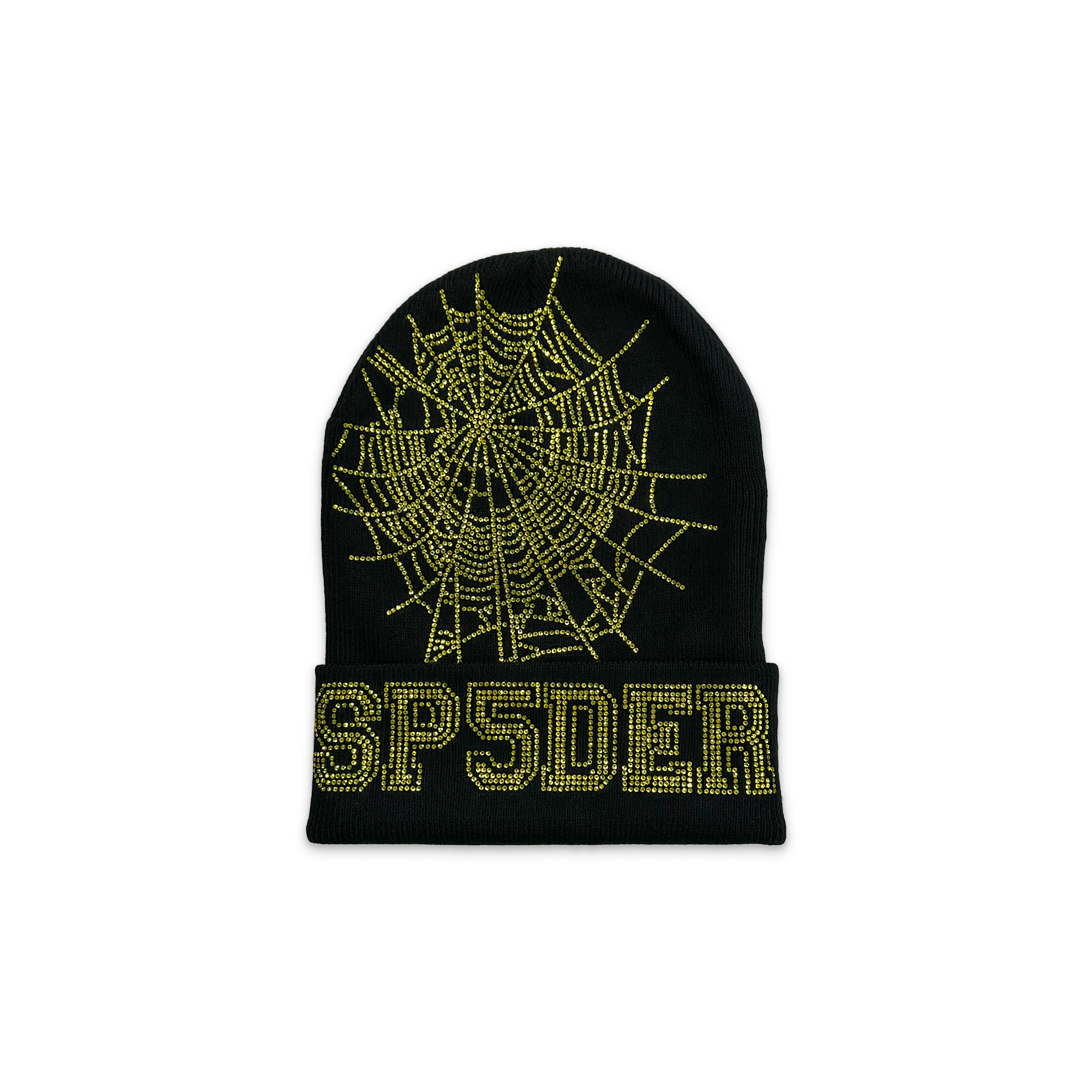 Sp5der, Web Beanie "Black/Gold"
