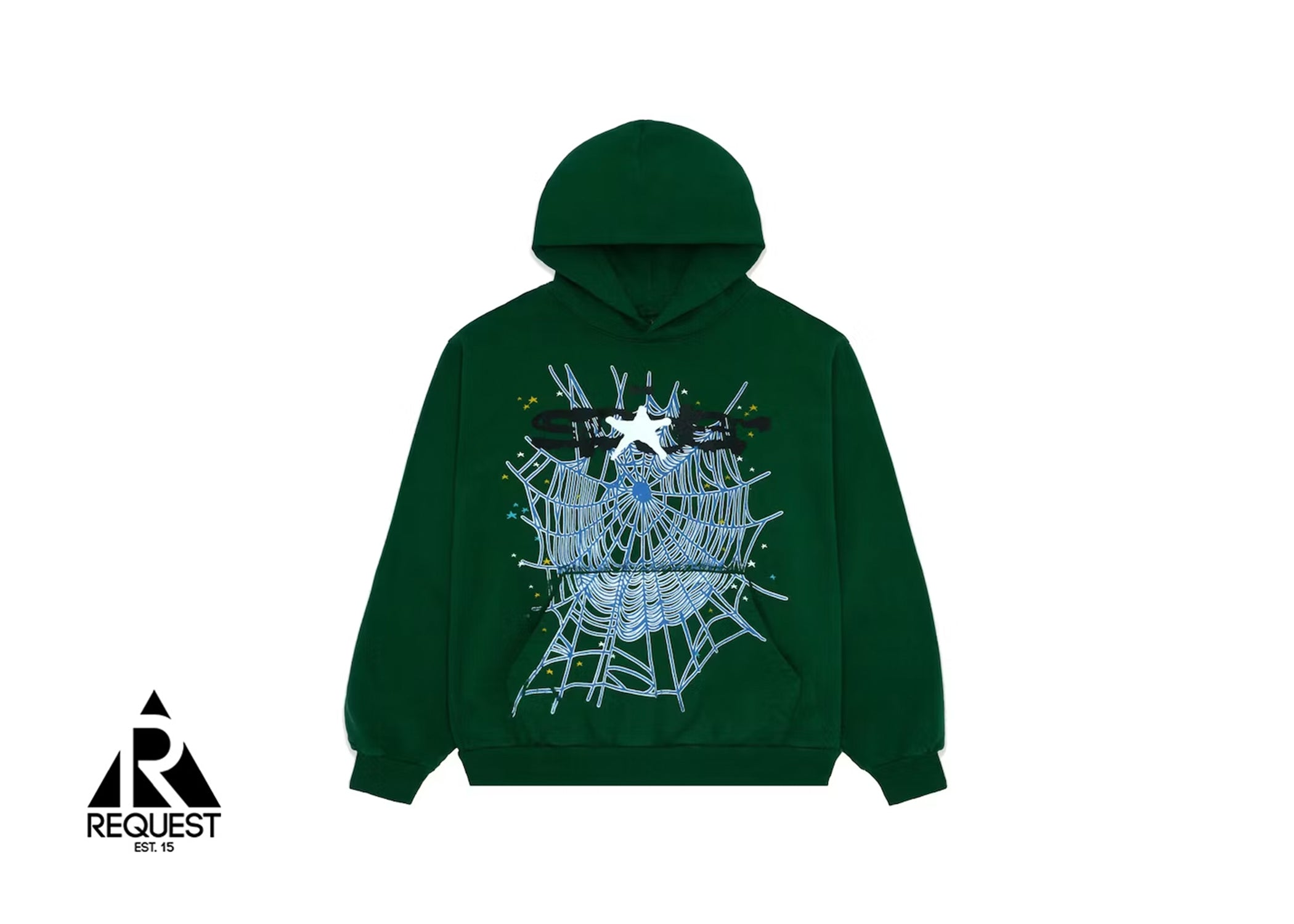 Sp5der Web Hoodie “Hunter Green”
