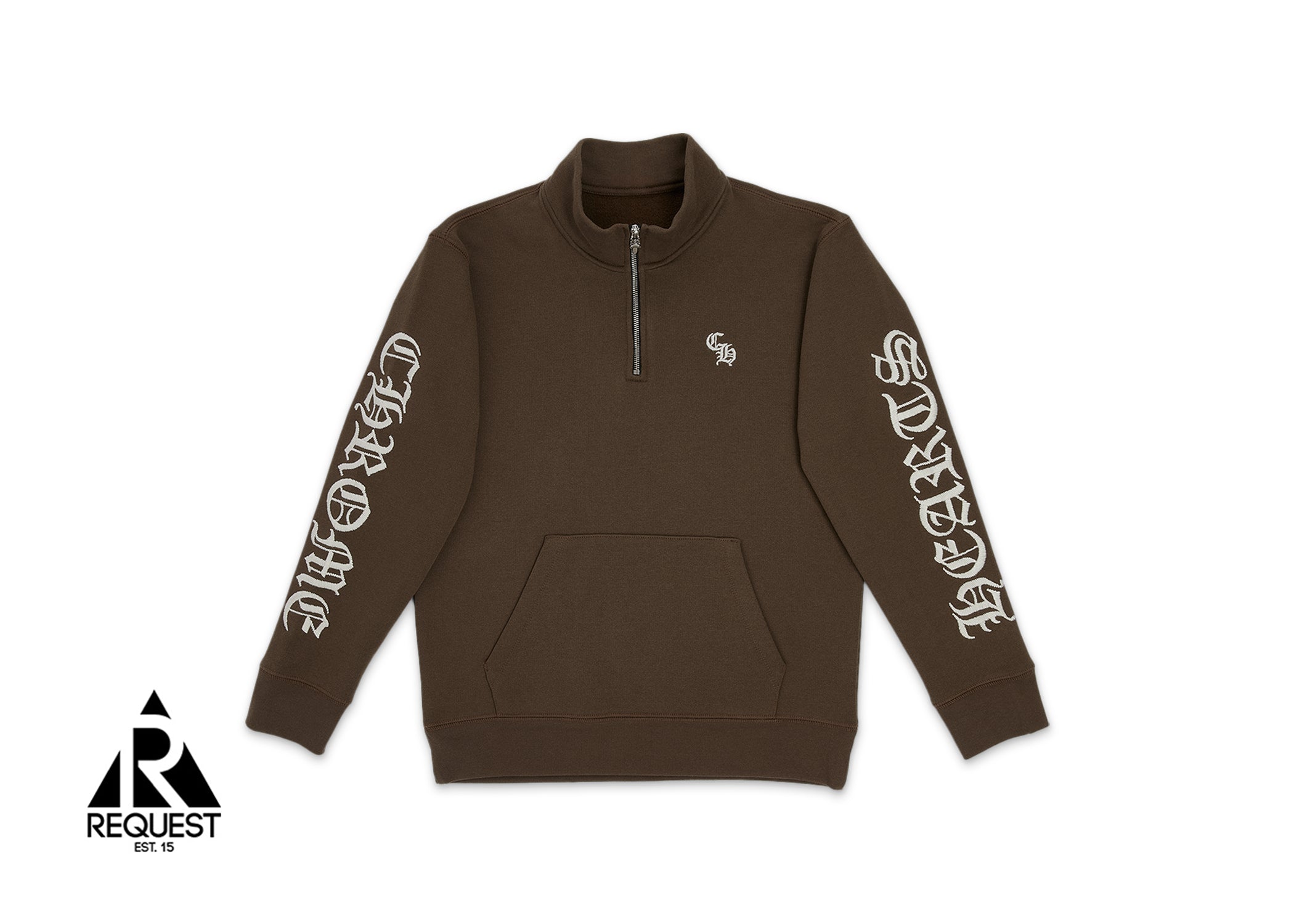 Chrome hearts discount hoodie brown