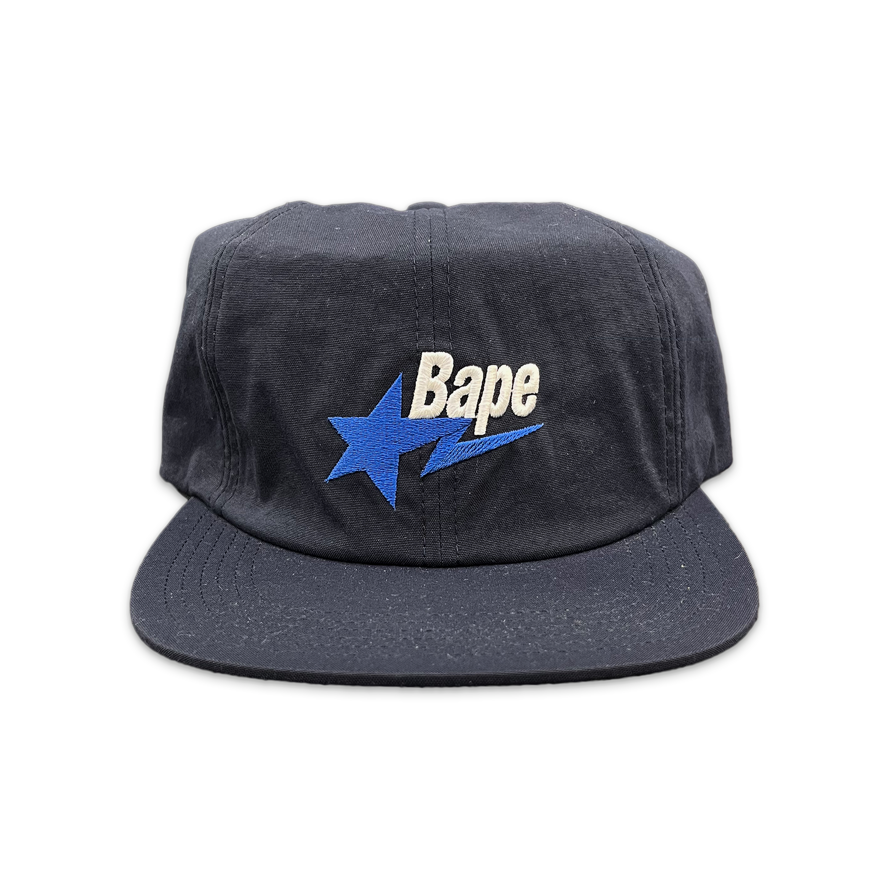 A Bathing Ape (BAPE), Sta Logo Nylon Cap “Navy”
