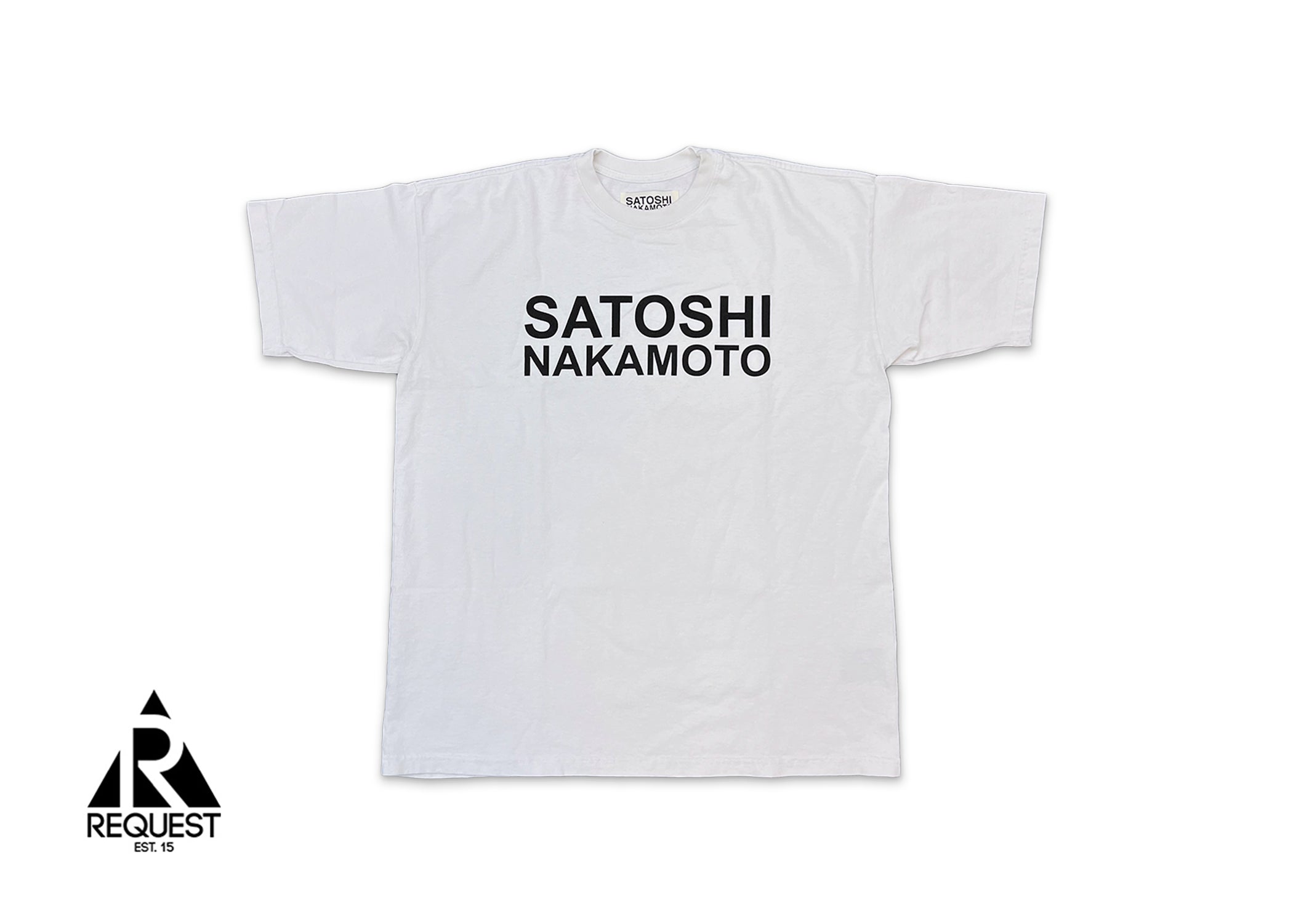 Satoshi Nakamoto, Logo Tee “White”