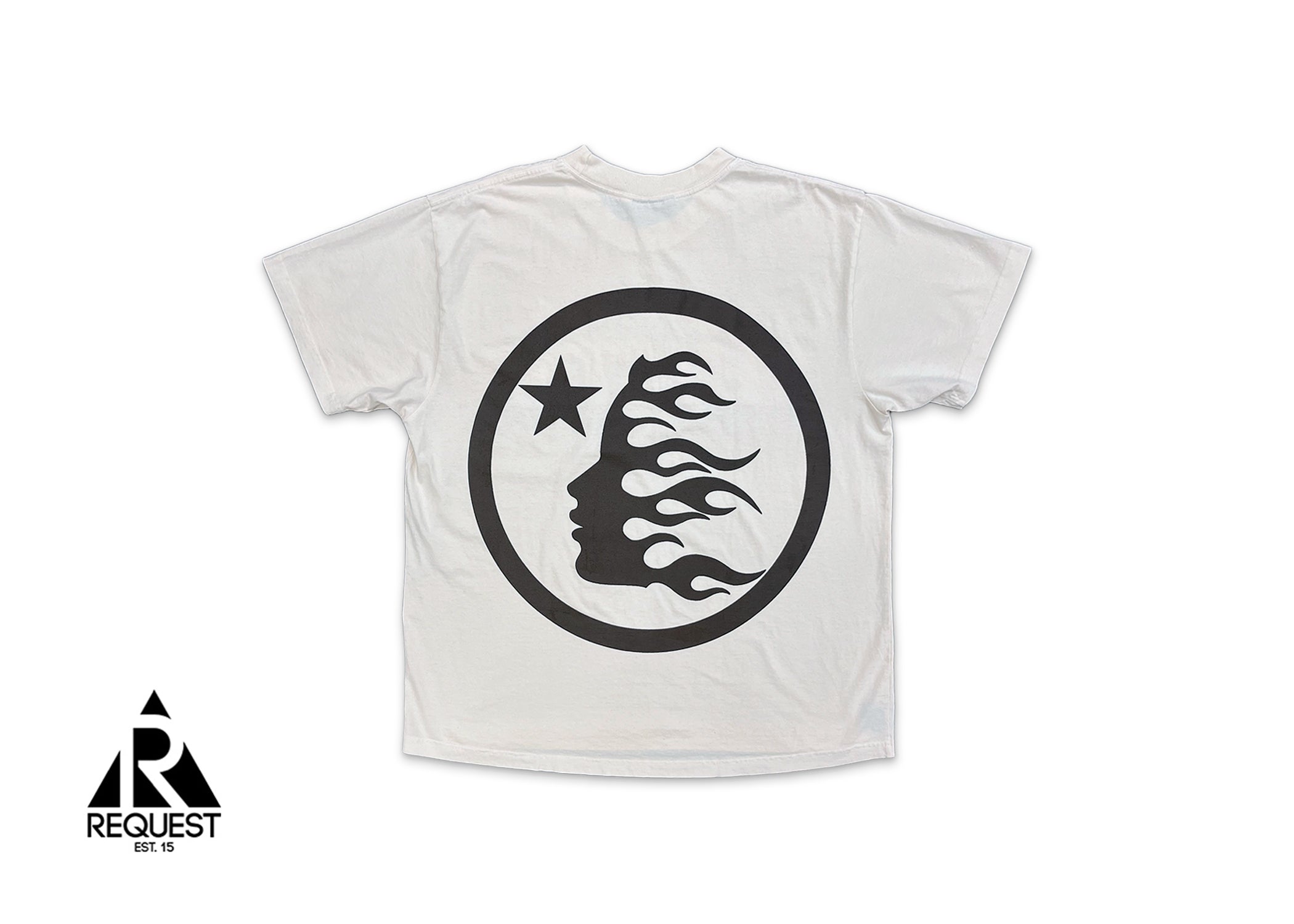 Hellstar, Classic Gel Tee "White/Brown"